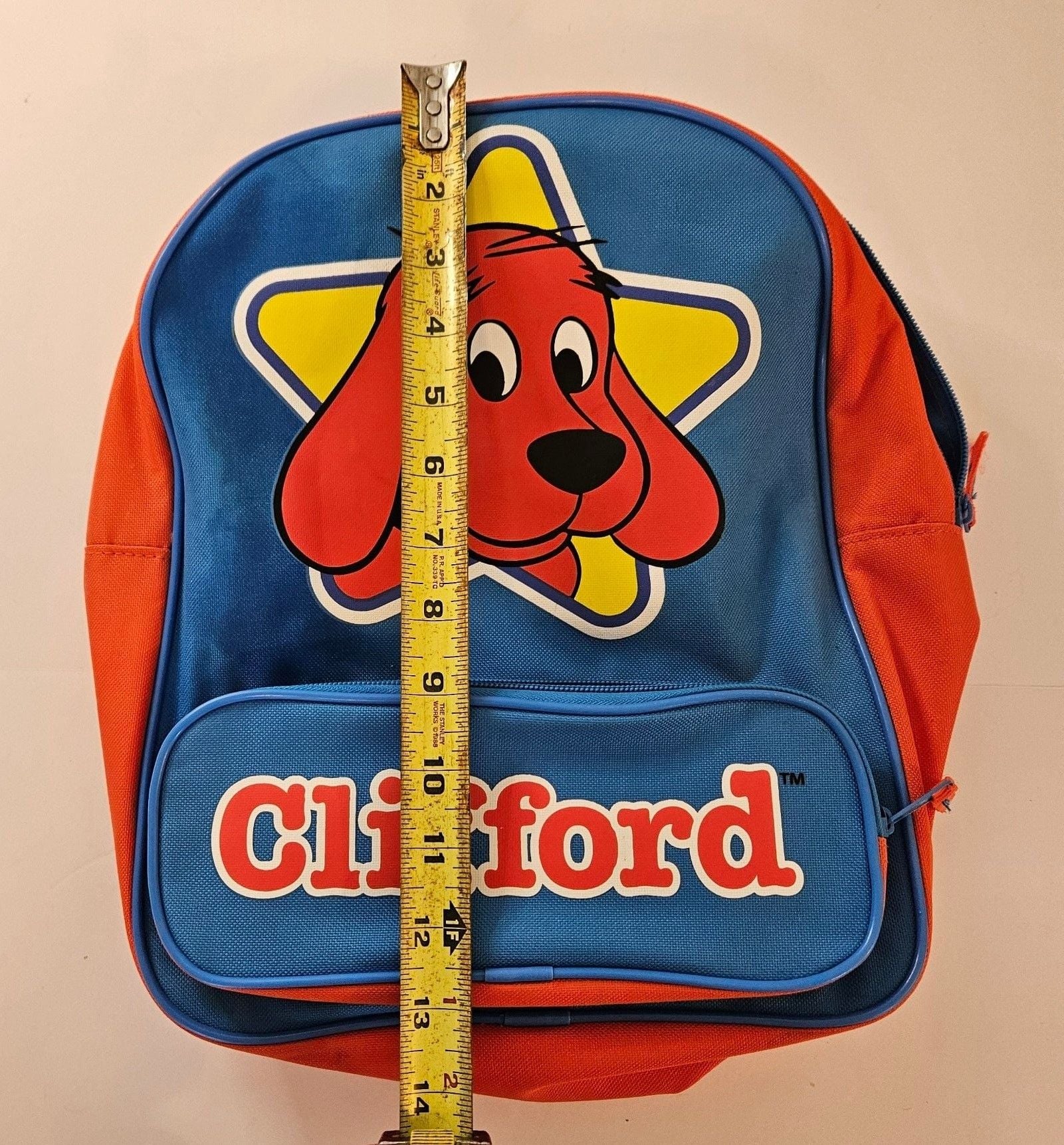 Clifford The Big Red Dog Scholastic School Backpack Blue And Red 4