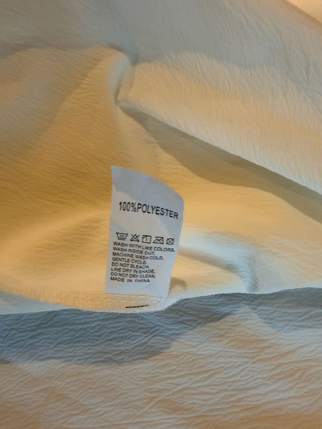 SHEIN Curve Button Down Shirt White Polyester Long Sleeve Blouse Size 3X  7