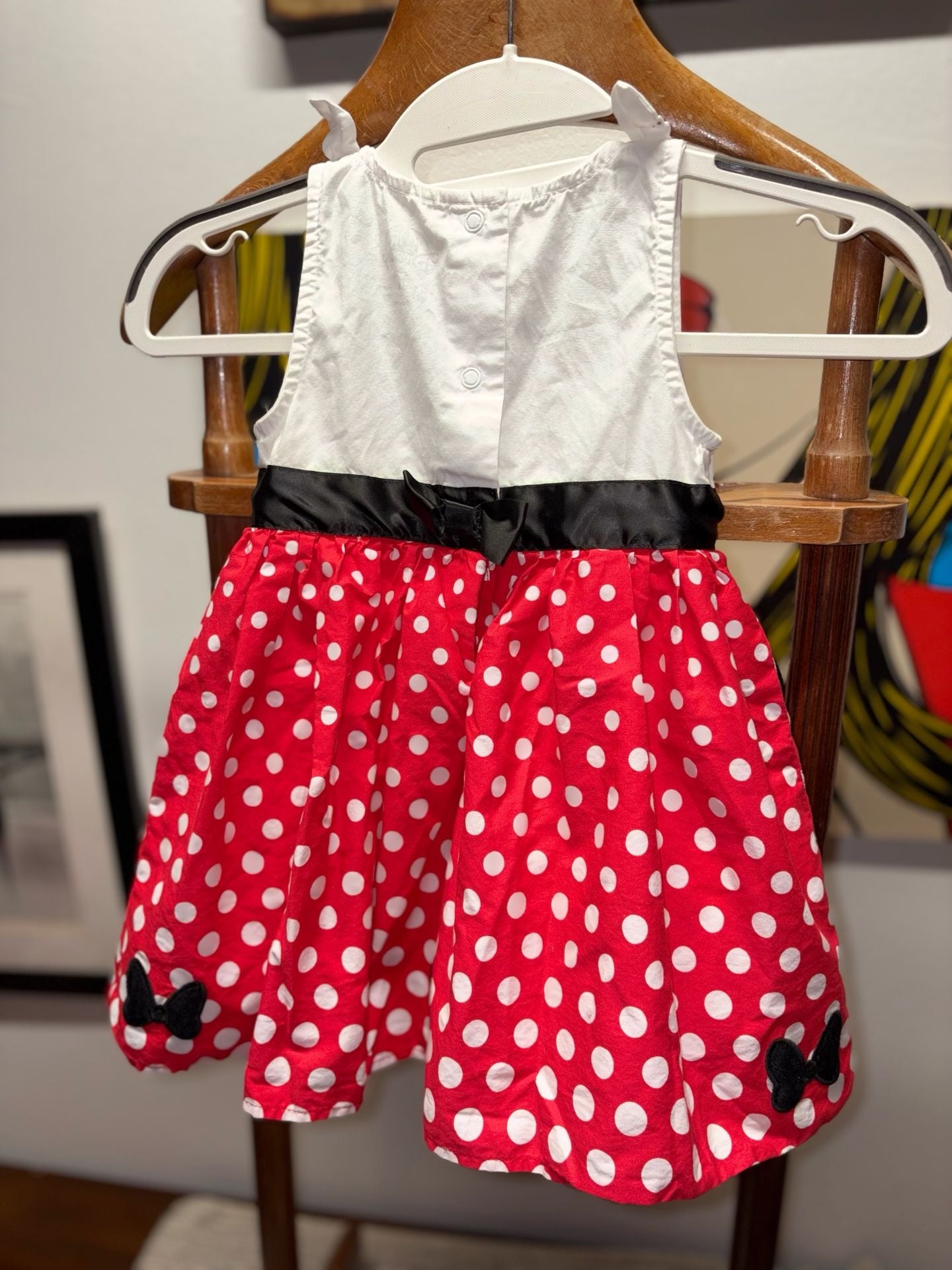 Disney Minnie Mouse Dress Size 3T Walt Disney World Polka Dot 7