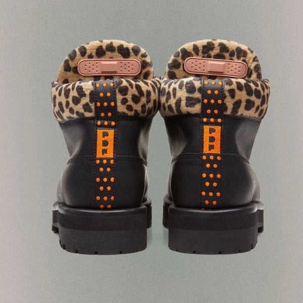 PDF Channel Strada Low Boots Black Leopard