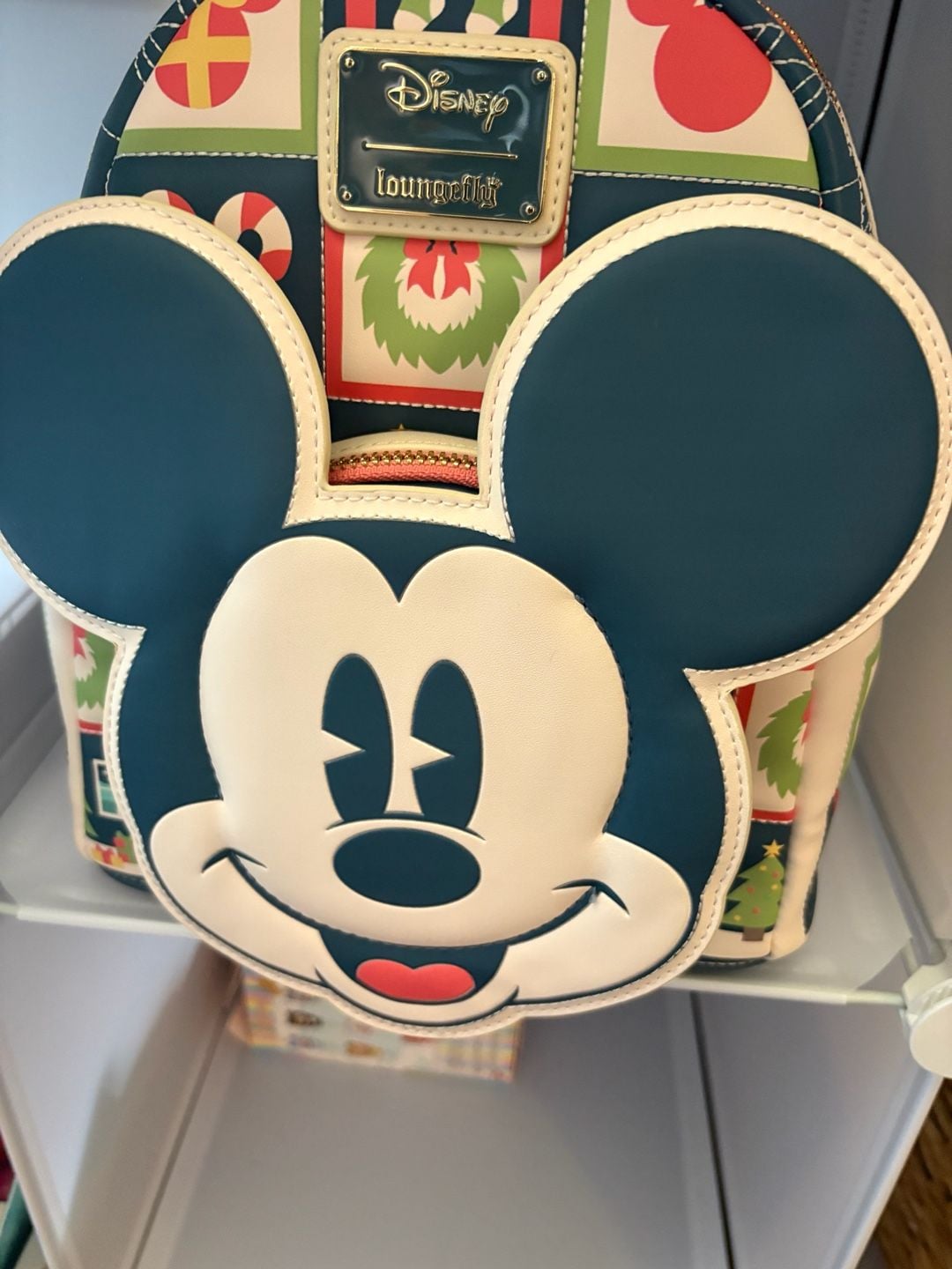 Loungefly Disney Mickey Mouse Holiday Mini Backpack 1