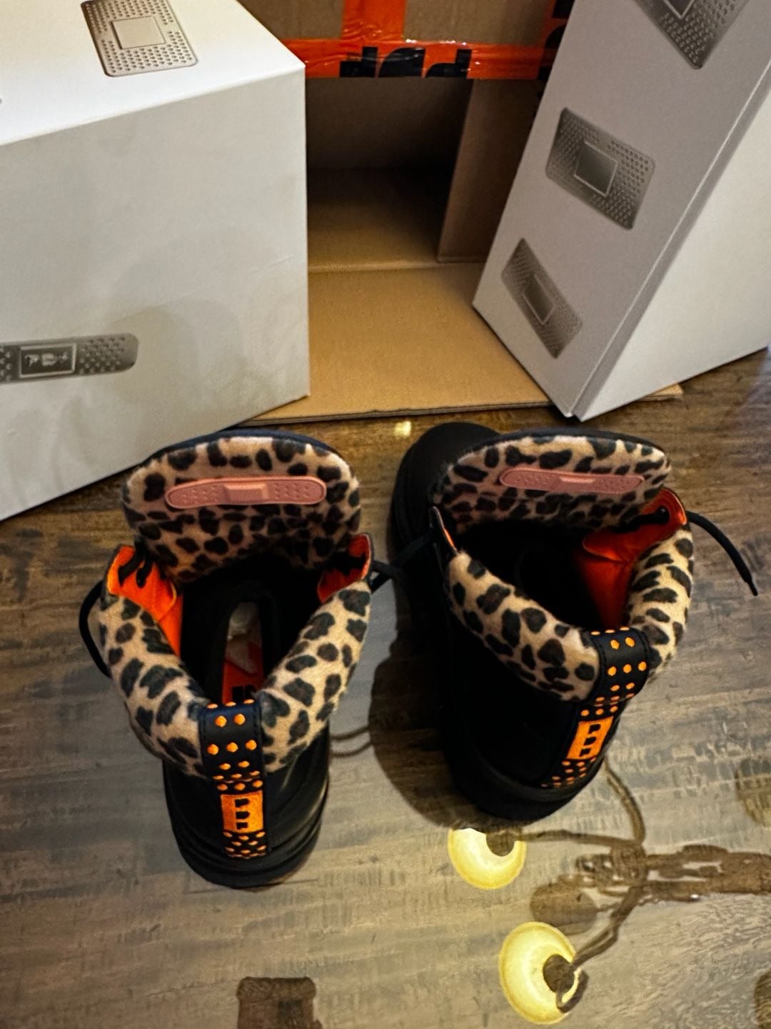 PDF Channel Strada Low Boots Black Leopard 9