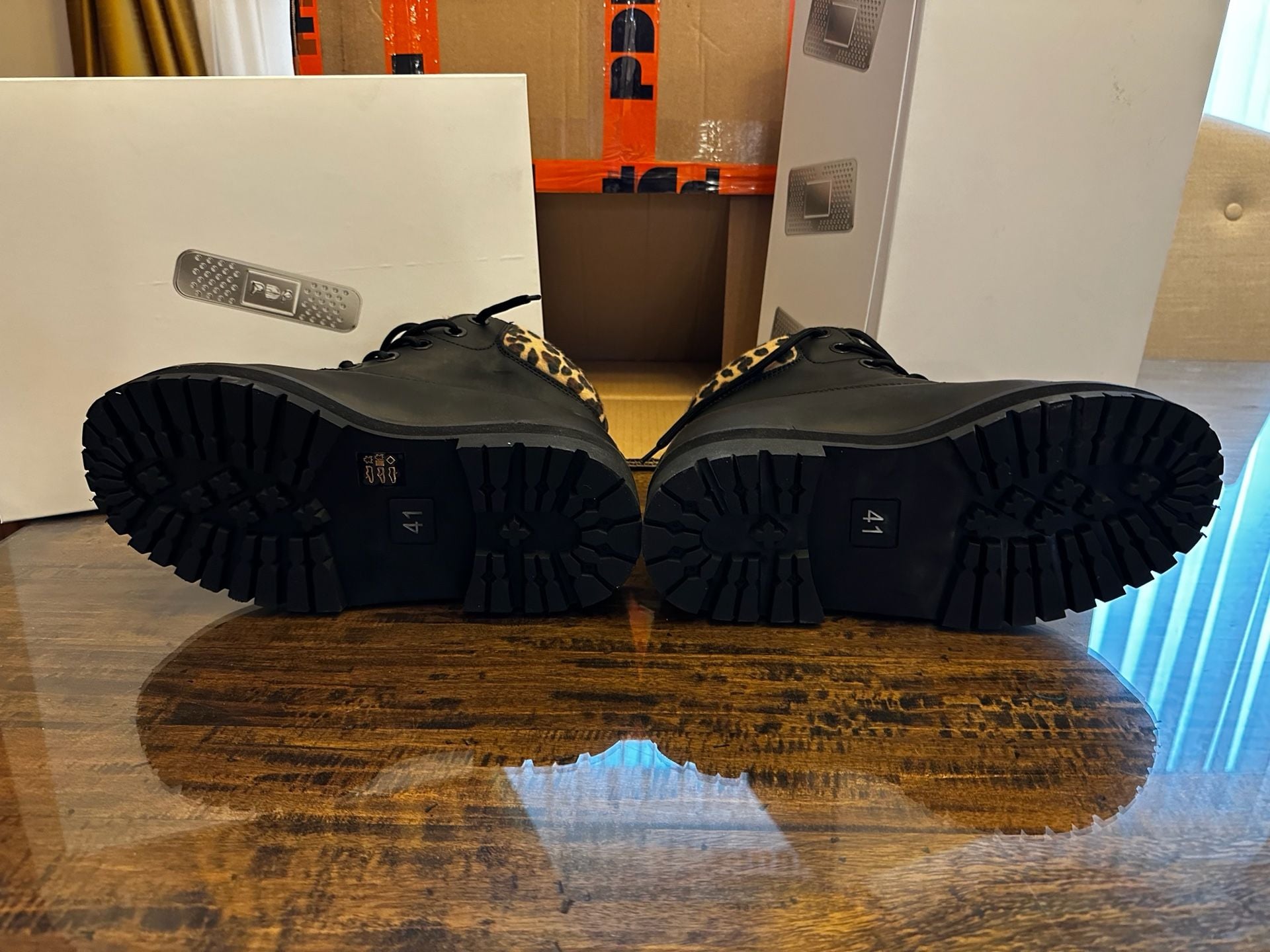 PDF Channel Strada Low Boots Black Leopard 10