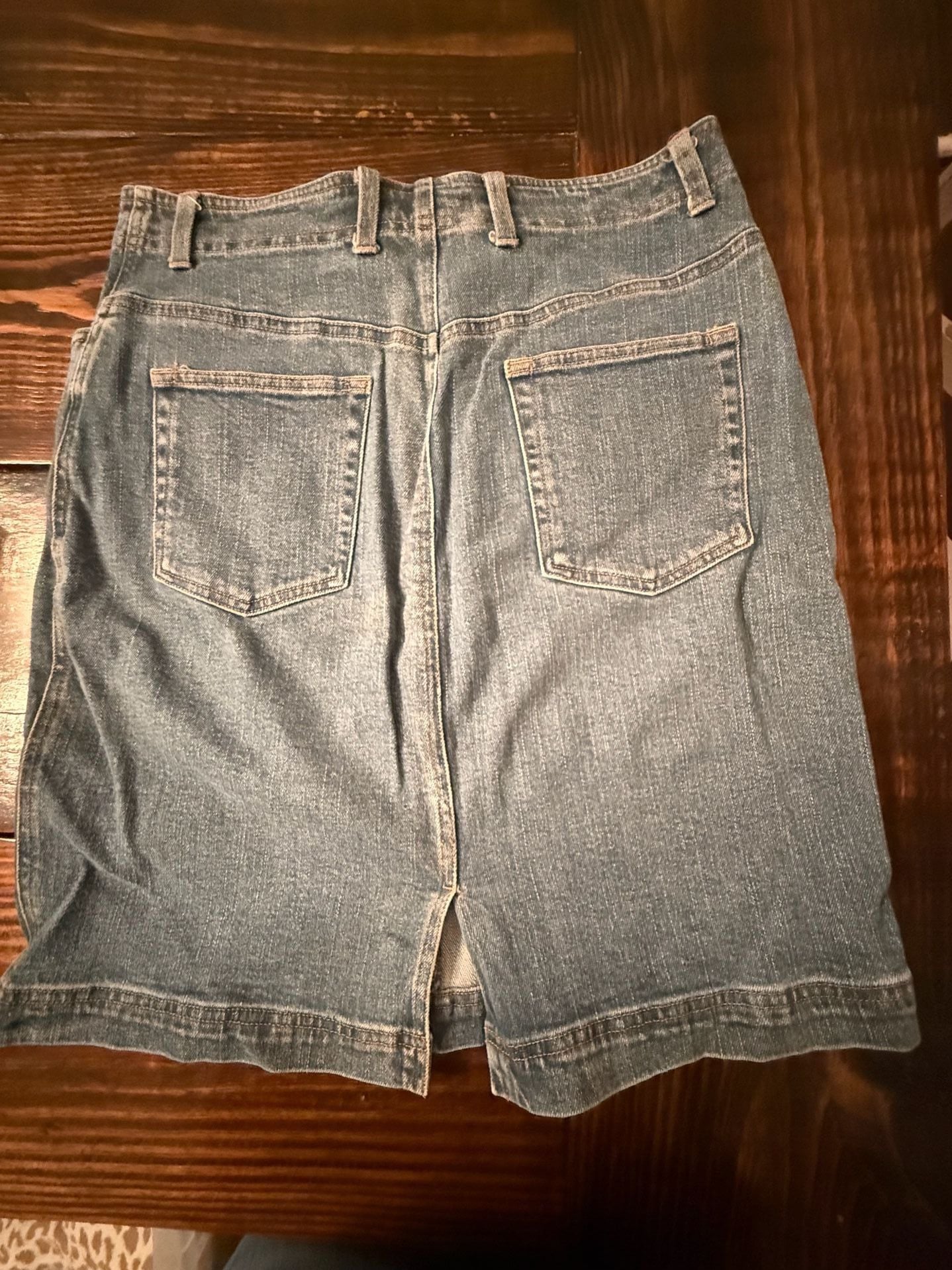 Jones New York sport size 6 Jean denim skirt 3