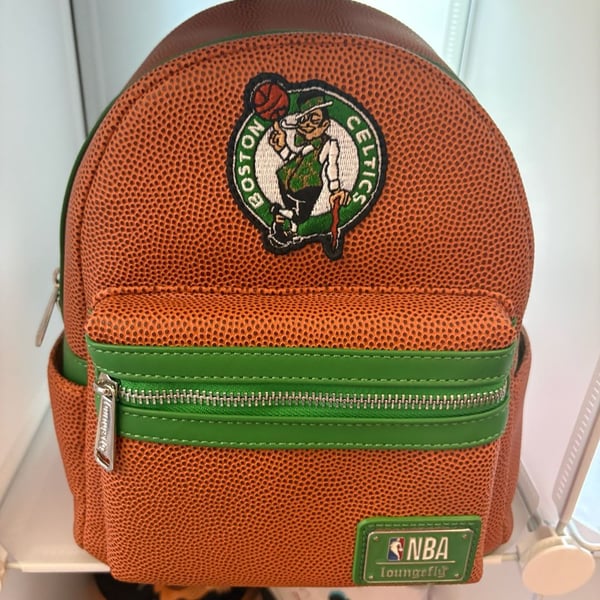 Loungefly NBA Boston Celtics Basketball Mini Backpack
