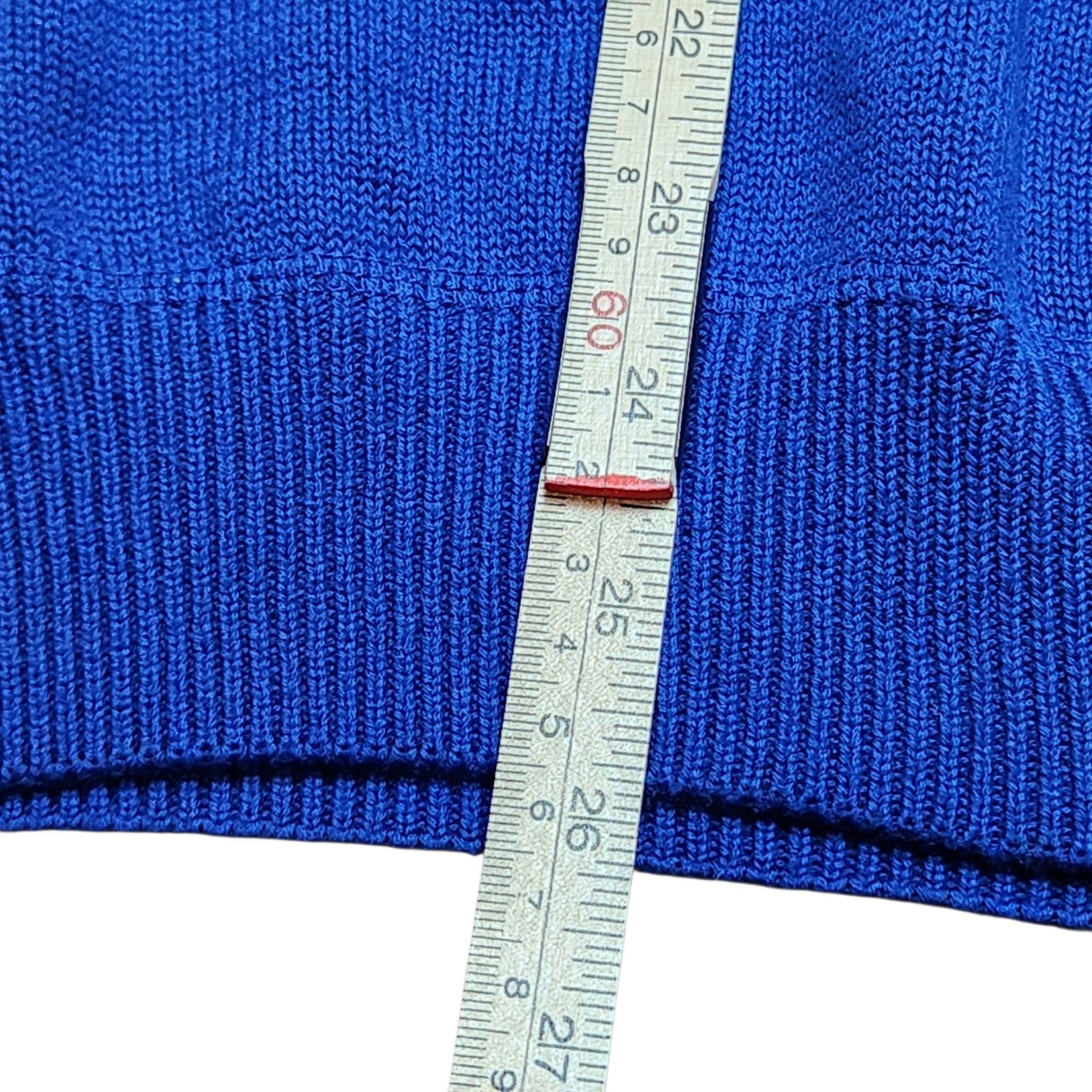 Stafford Prep Cotton Crewneck Sweater Size L Blue Long Sleeve Pullover 8