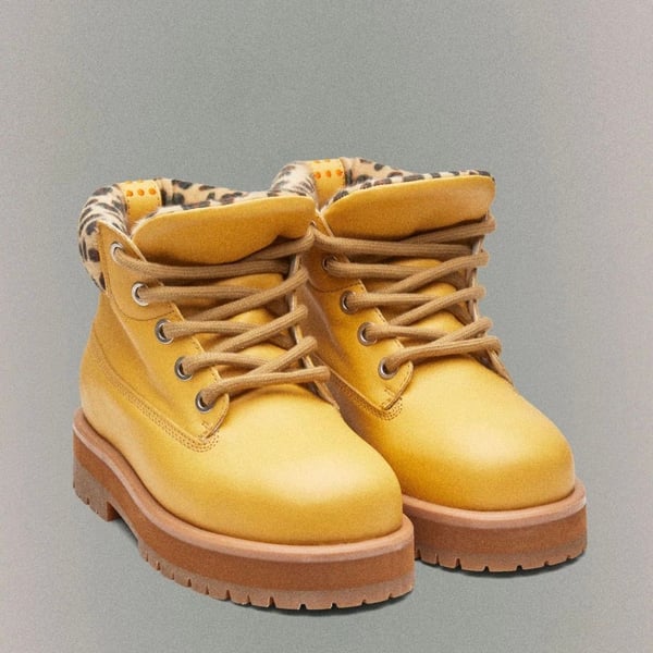PDF Strada Low Cheetah Yellow Boots