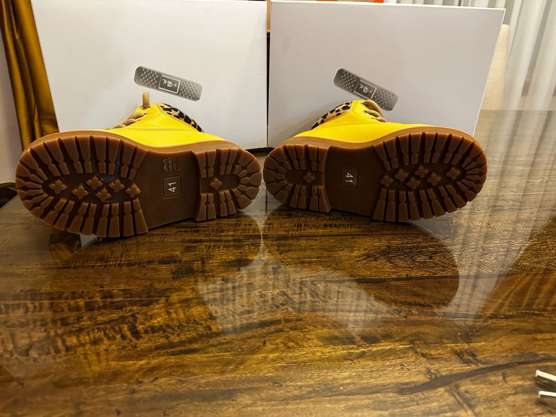 PDF Strada Low Cheetah Yellow Boots 10