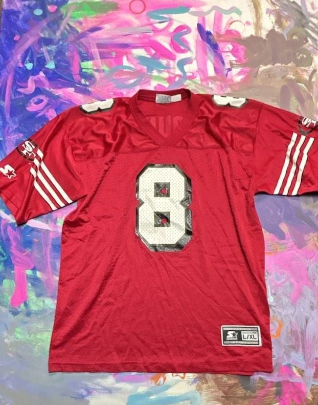 Starter San Francisco 49ers Steve Young #8 Football Jerseys Vintage 2