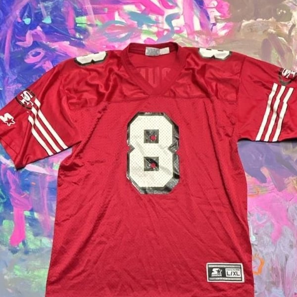 Starter San Francisco 49ers Steve Young #8 Football Jerseys Vintage