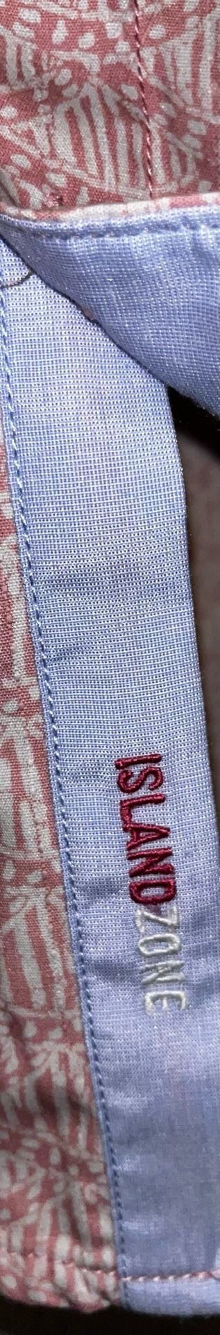 Tommy Bahama Island Zone Short Sleeve Shirt Pink Silk Blend 6