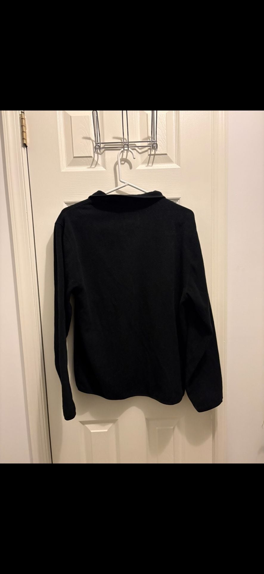 Old Navy Fleece Half Zip Pullover Size L Black 4