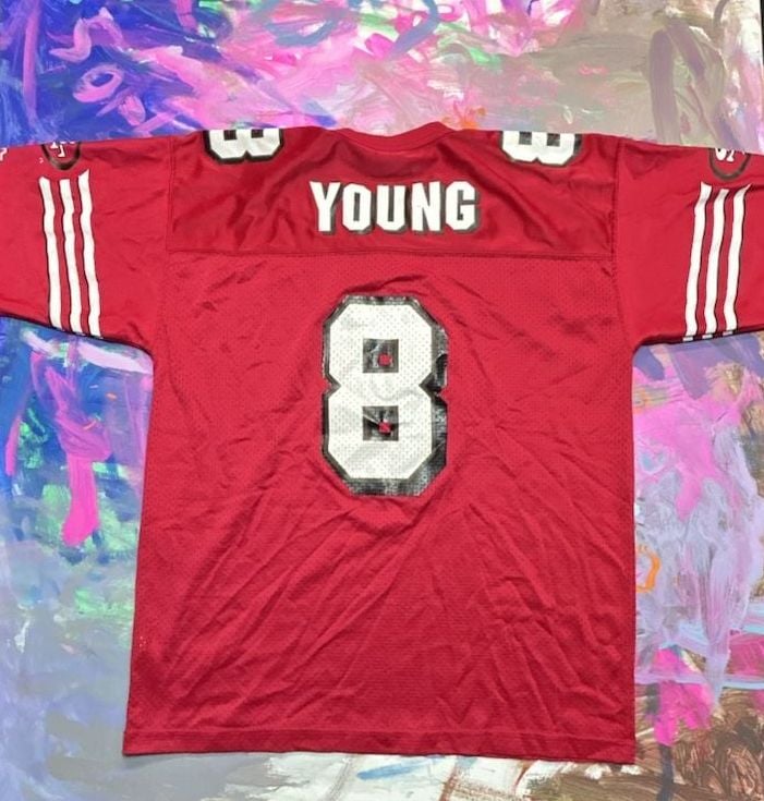Starter San Francisco 49ers Steve Young #8 Football Jerseys Vintage 5
