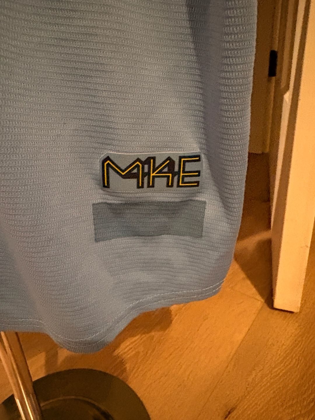 Nike Milwaukee Brewers City Connect Baseball Jersey Light Blue juniors/kids 4