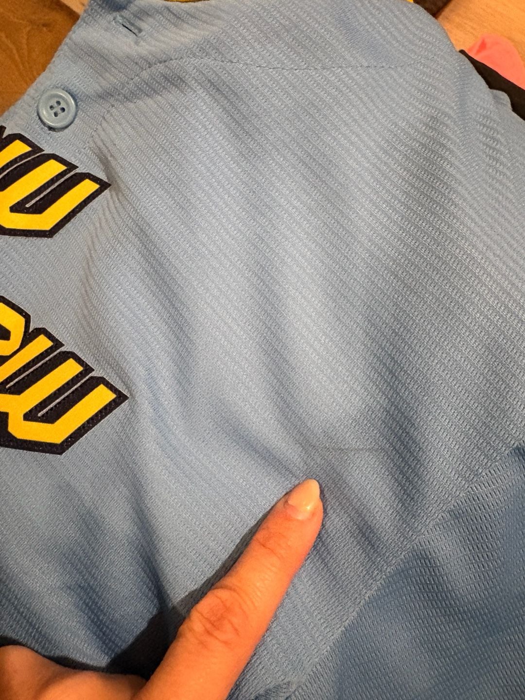 Nike Milwaukee Brewers City Connect Baseball Jersey Light Blue juniors/kids 9