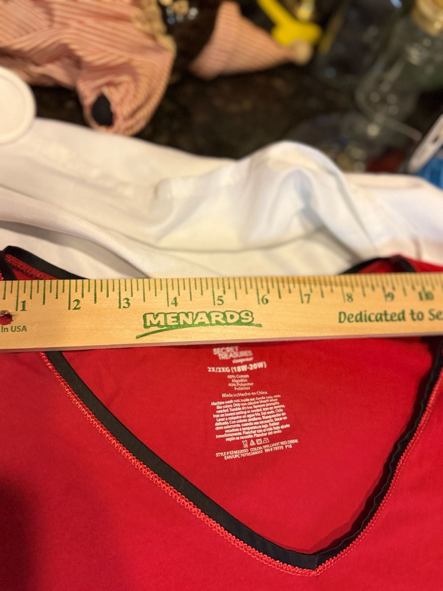 Secret Treasures Pajama Set Size 2X/2XG Holiday Drink Cocktail Print 2