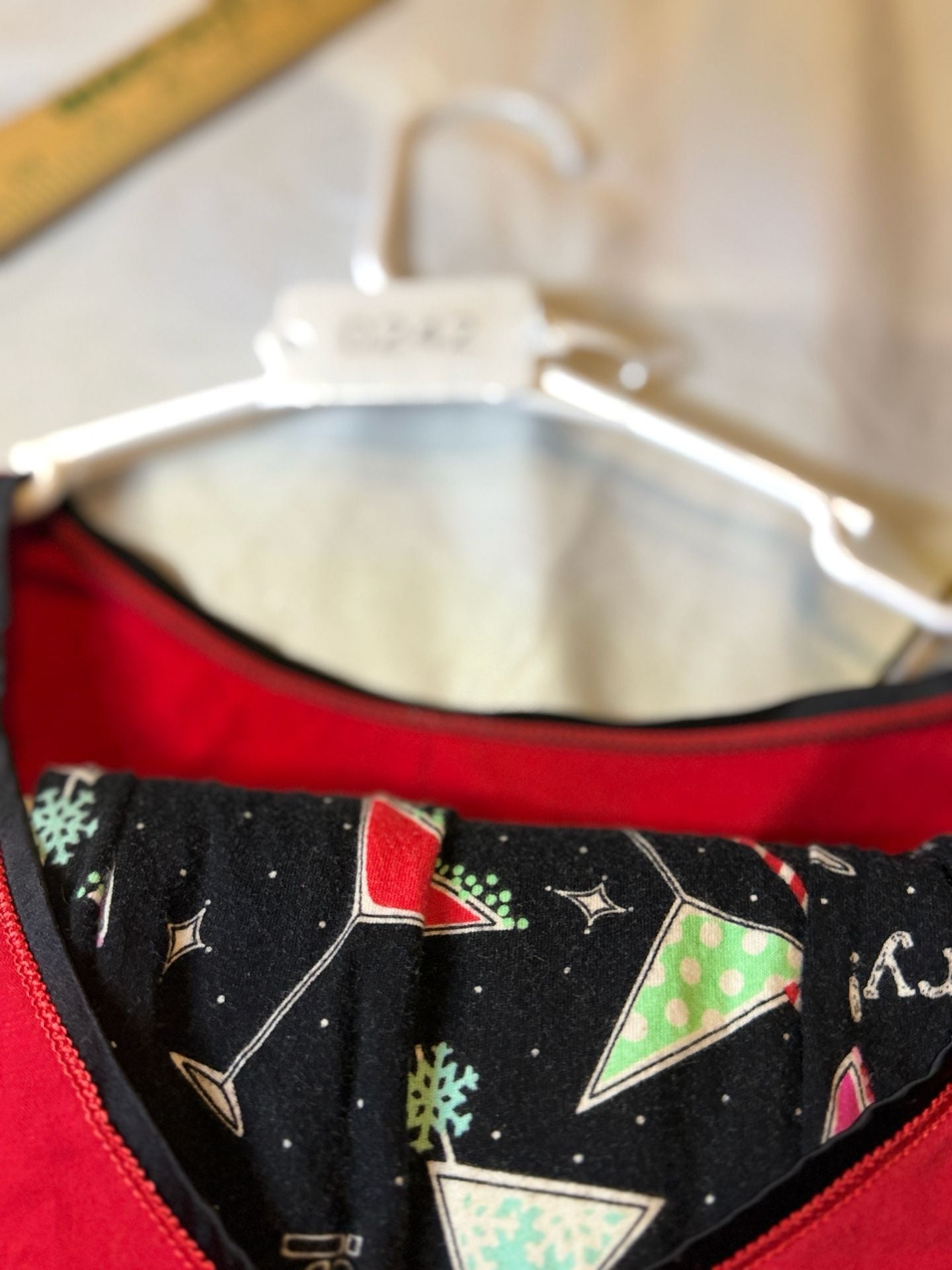 Secret Treasures Pajama Set Size 2X/2XG Holiday Drink Cocktail Print 12