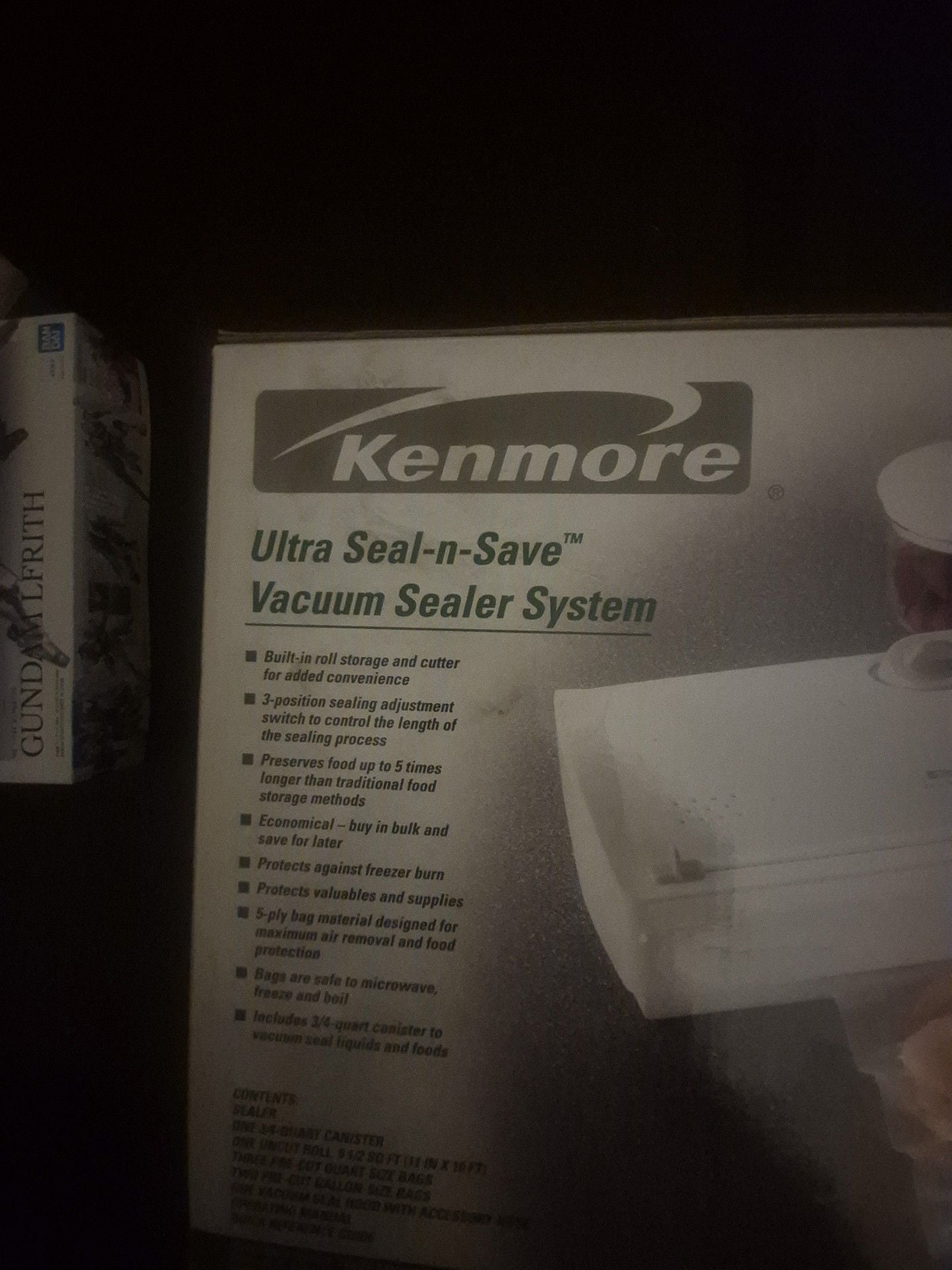 Kenmore Ultra Seal-n-Save Vacuum Sealer System 2