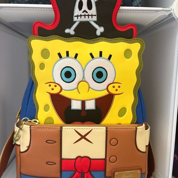 Loungefly Nickelodeon SpongeBob SquarePants Pirate Costume Mini Backpack