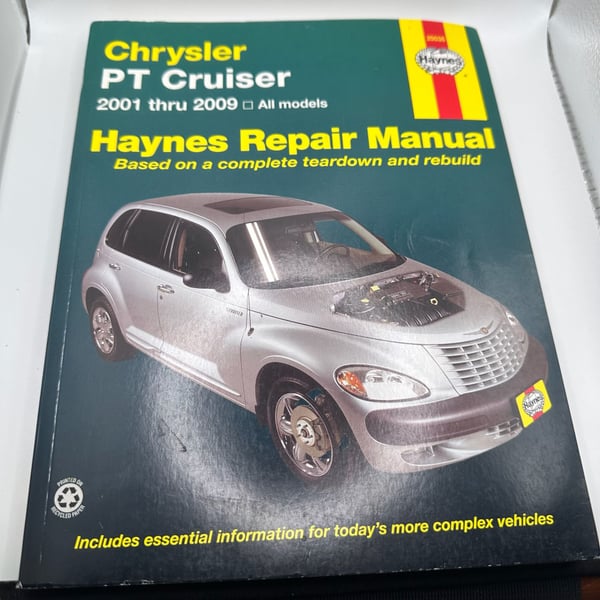 Haynes Chrysler PT Cruiser Repair Manual 2001-2009 All Models #25035