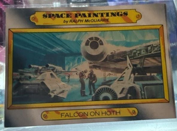 1980 Topps Star Wars: The Empire Strikes Back Falcon on Hoth #119 1