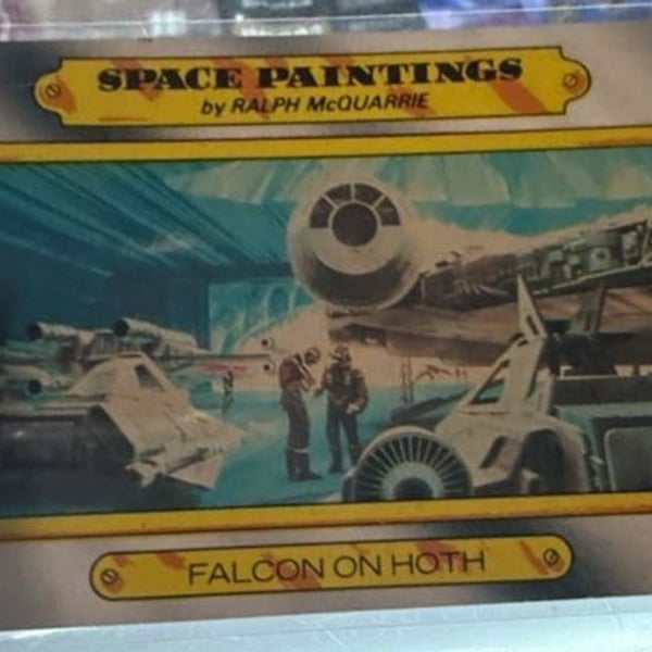1980 Topps Star Wars: The Empire Strikes Back Falcon on Hoth #119