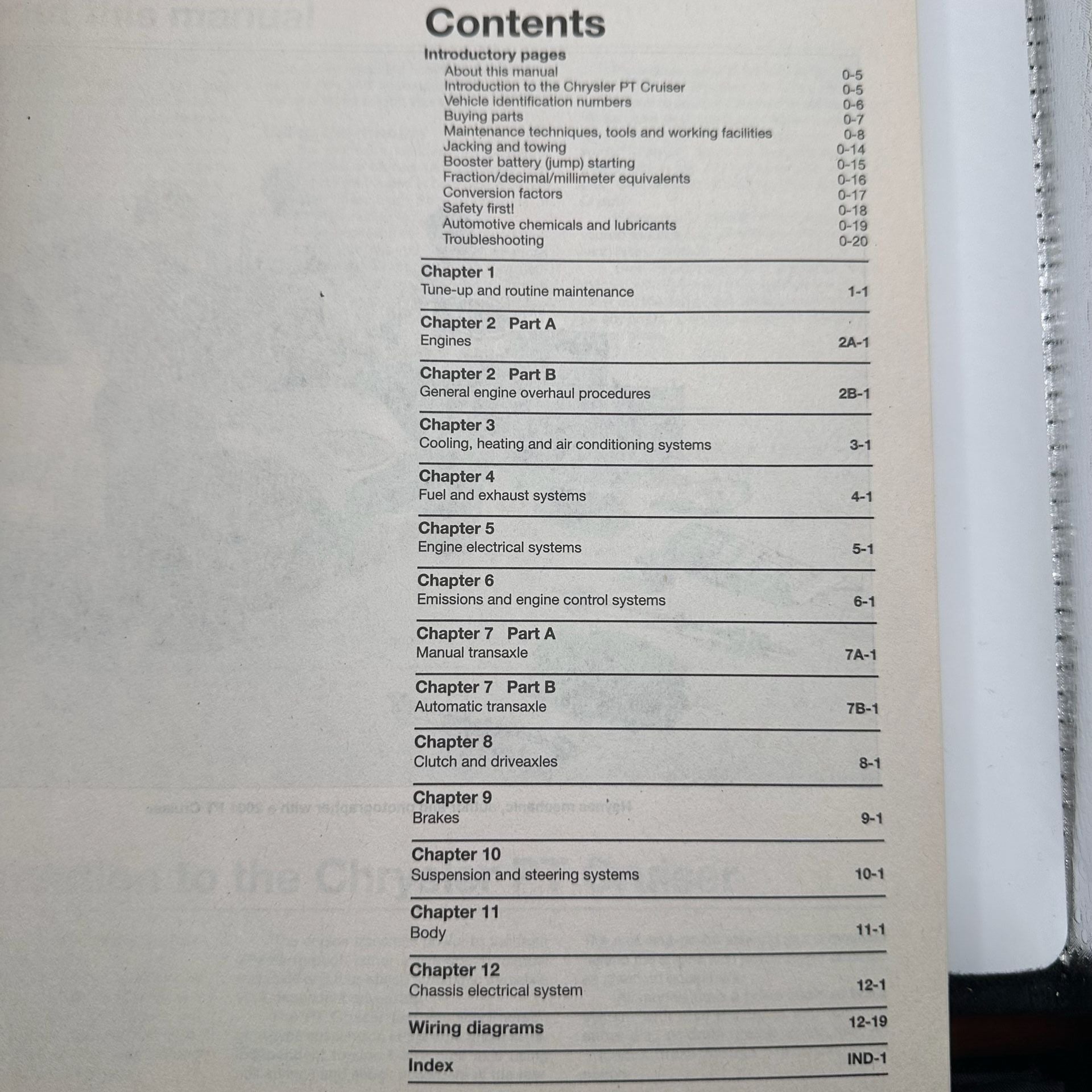 Haynes Chrysler PT Cruiser Repair Manual 2001-2009 All Models #25035 6