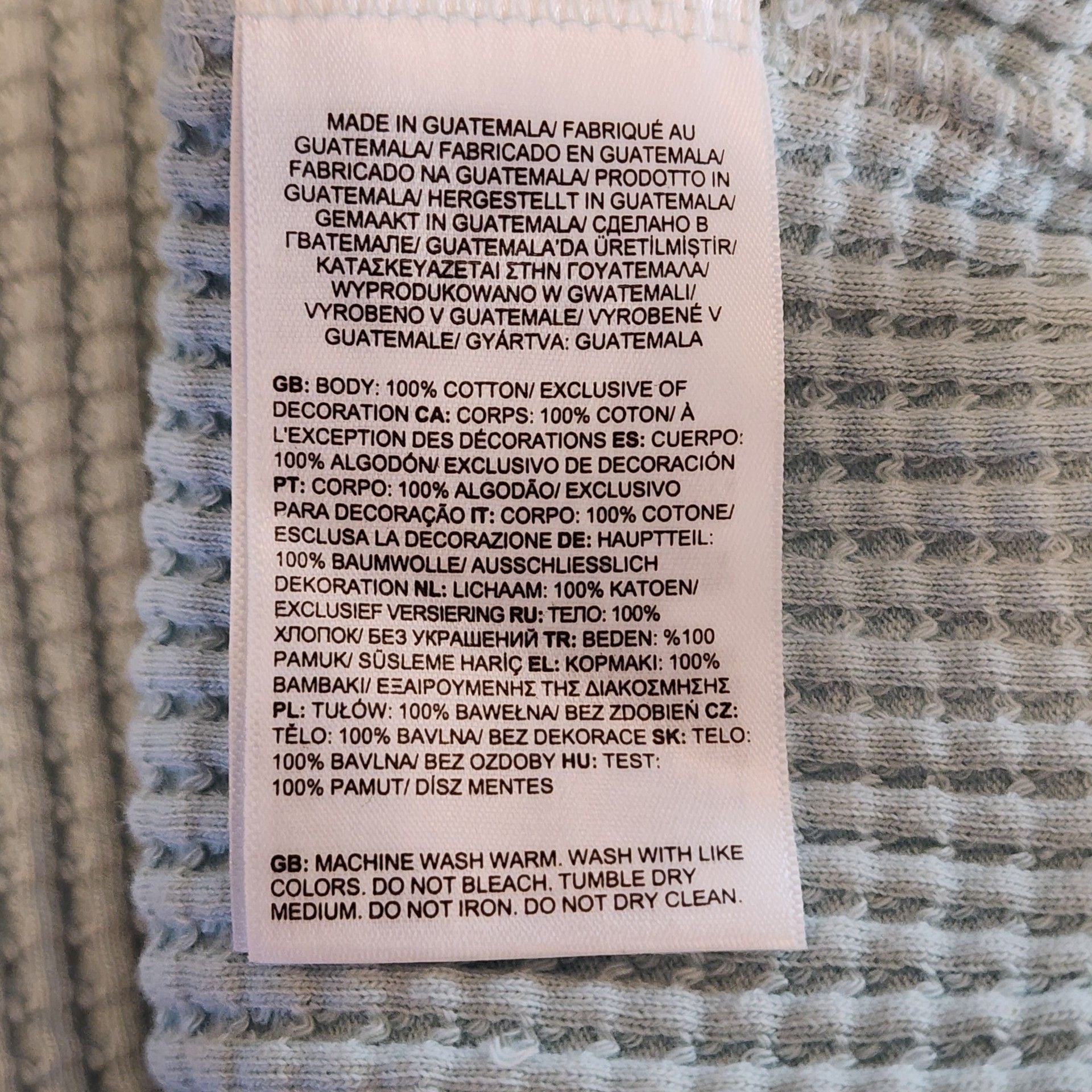North Face Chabot Waffle Knit Mock Neck Pullover Light Blue Sage Small Gorpcore 9