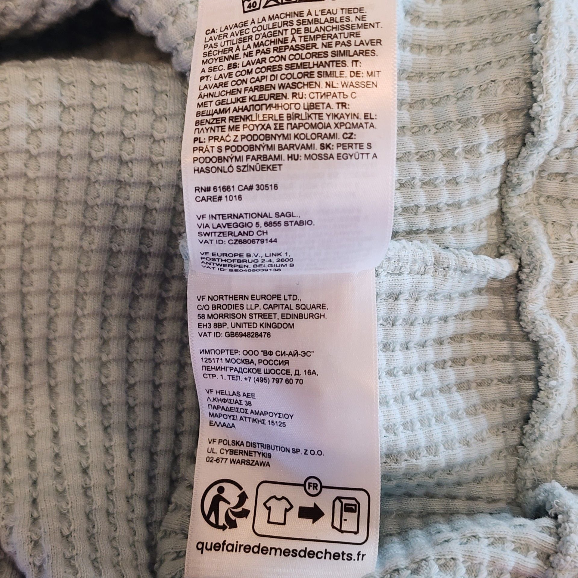 North Face Chabot Waffle Knit Mock Neck Pullover Light Blue Sage Small Gorpcore 10