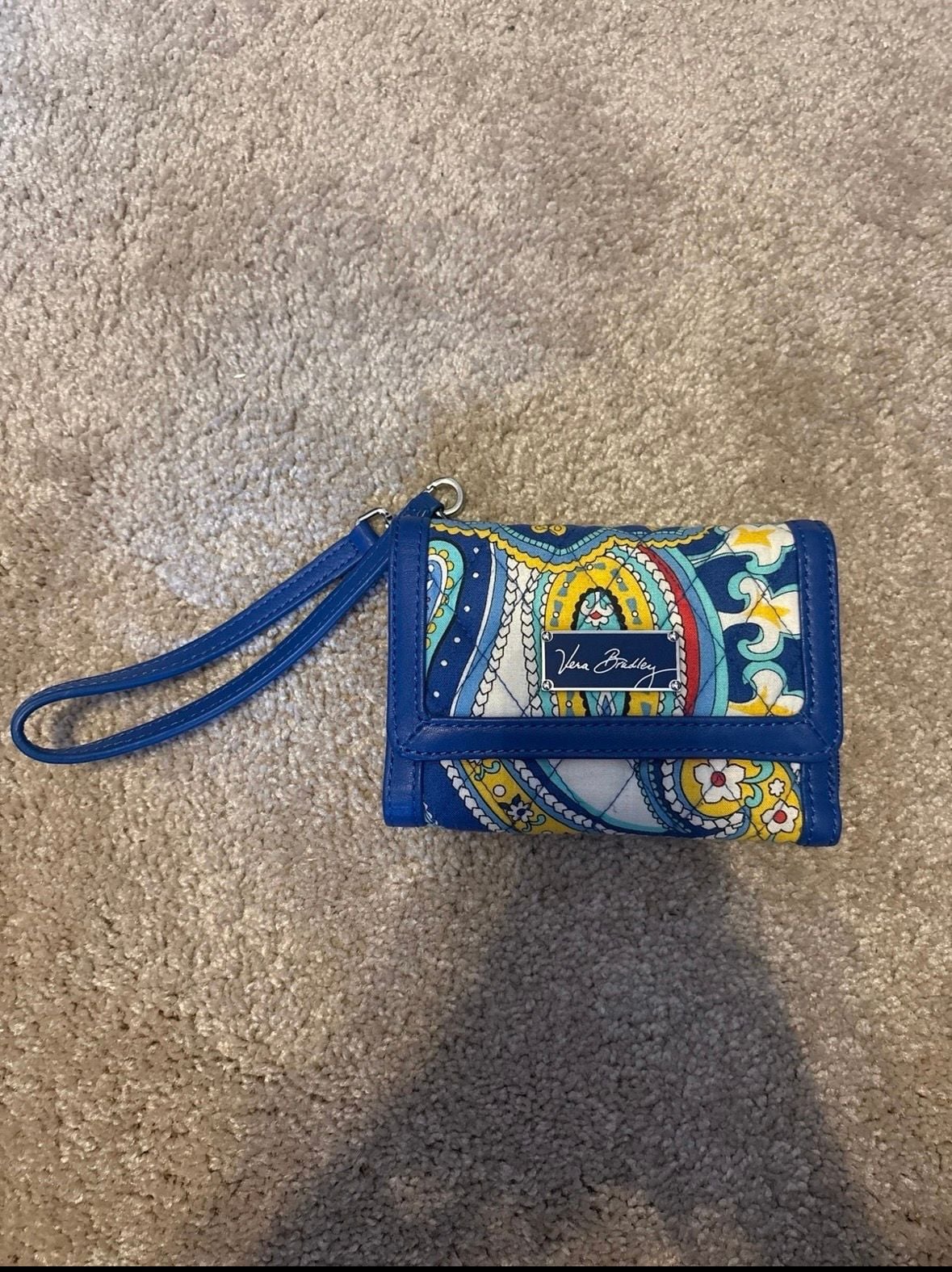 Vera Bradley Marina Paisley Wallet Wristlet 2
