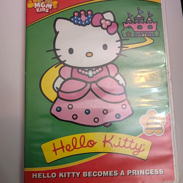 Hello Kitty Becomes A Princess DVD MGM Kids Sanrio