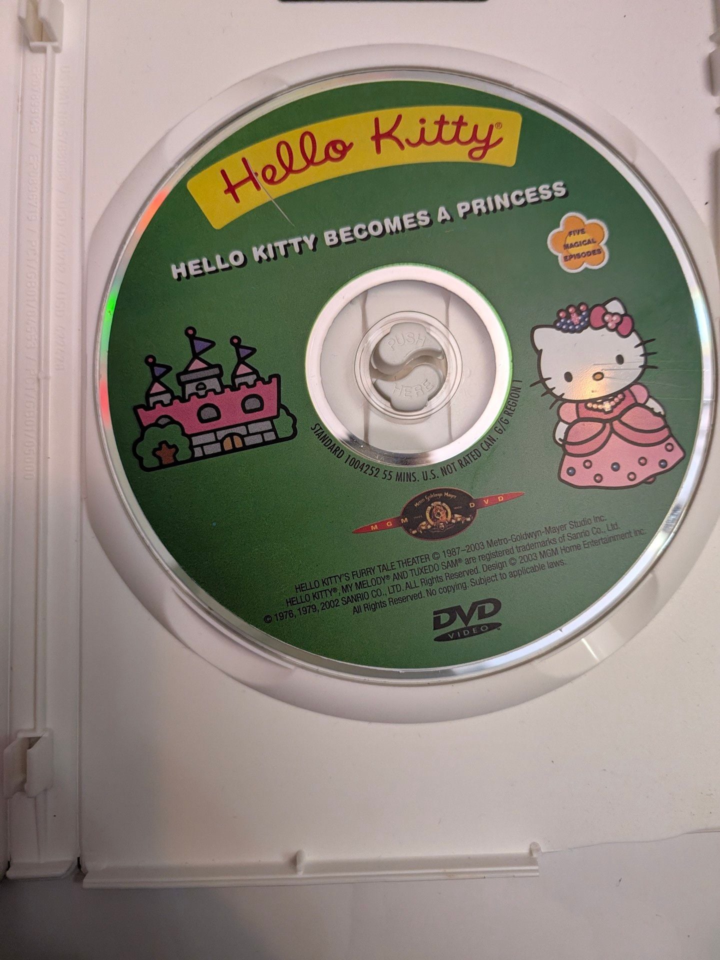 Hello Kitty Becomes A Princess DVD MGM Kids Sanrio 3