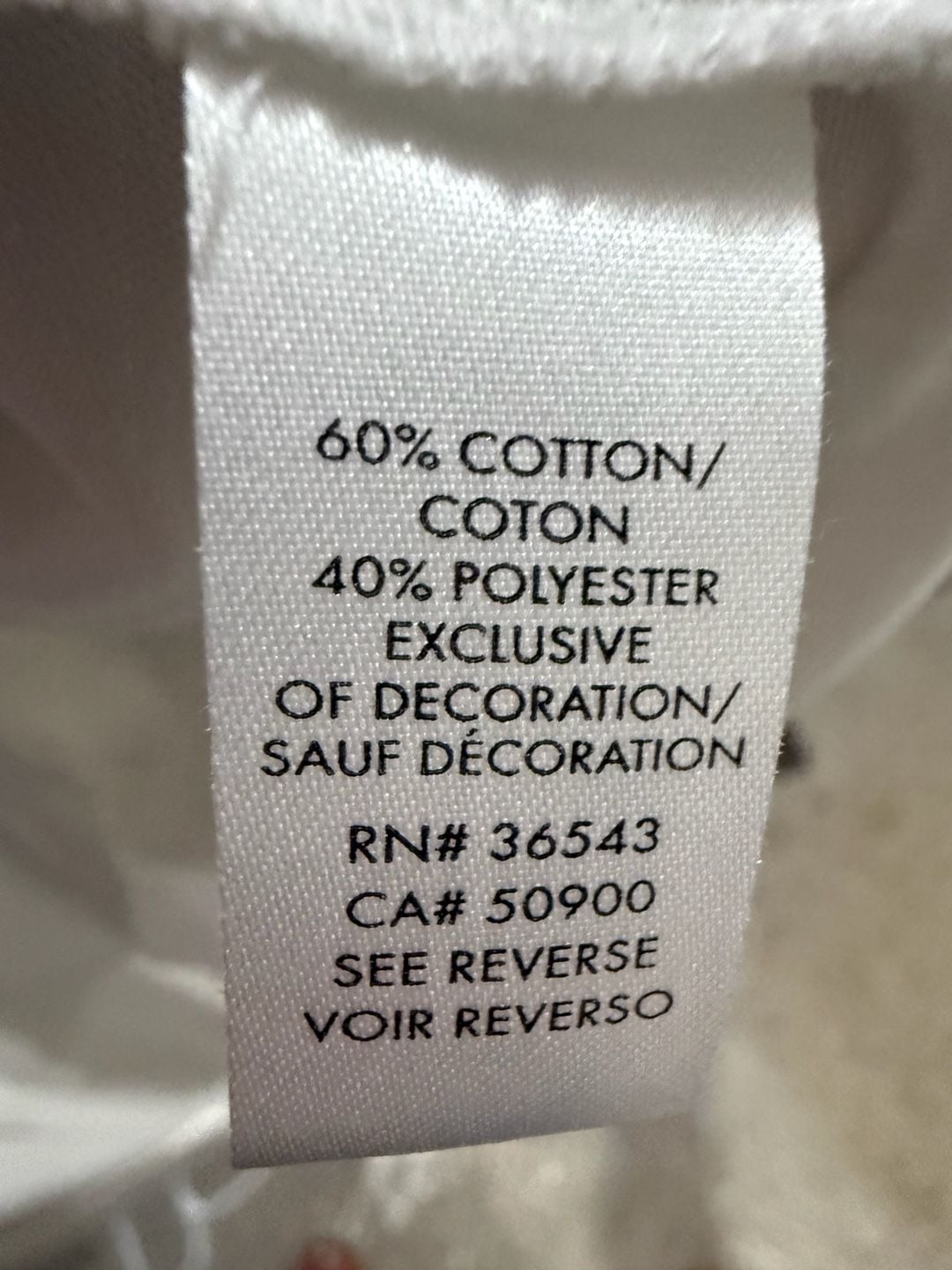 Calvin Klein Jeans Cold Shoulder T-Shirt Size M White Sequins 8