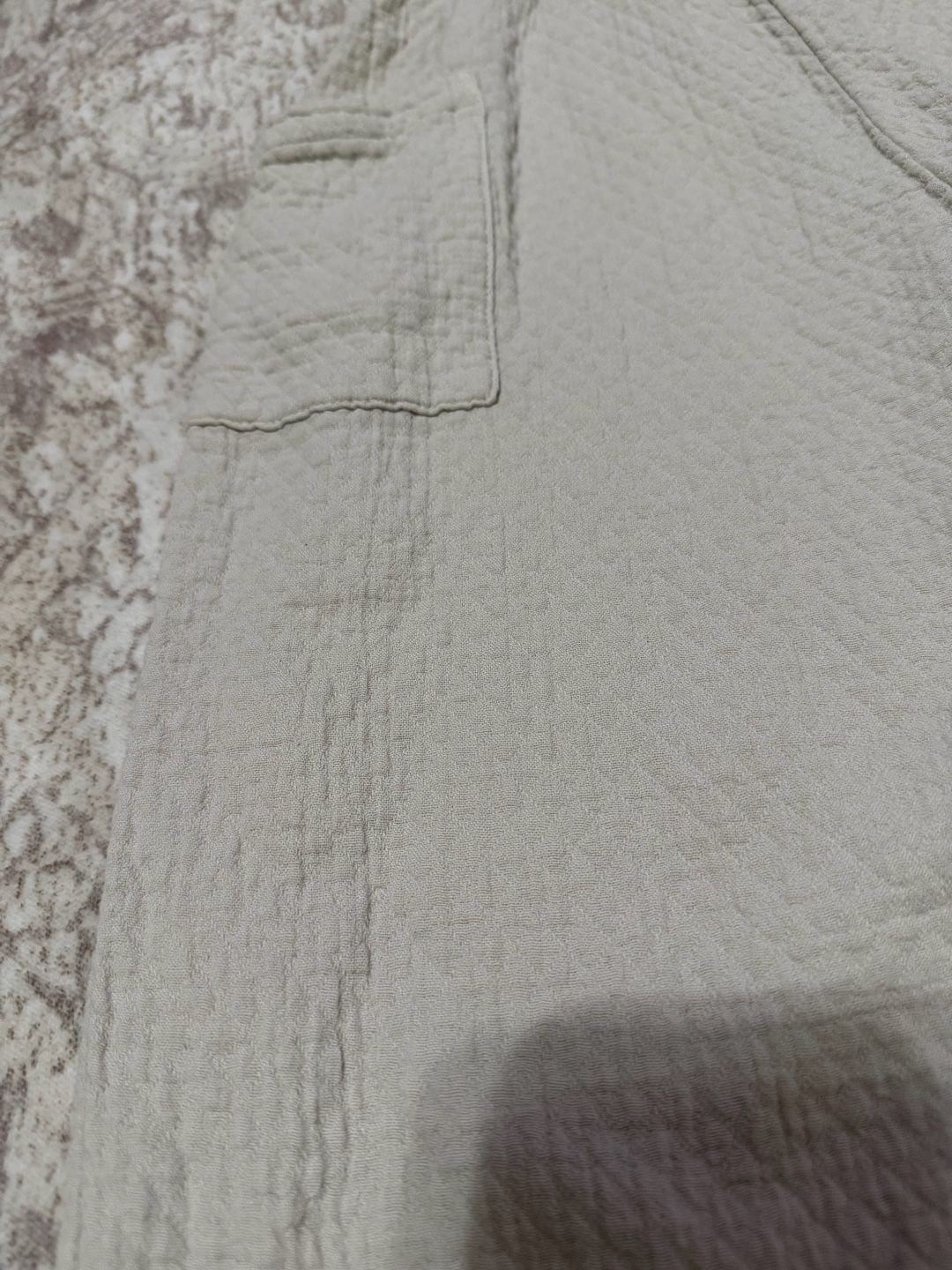 Size 4-5 Years
Zara Overalls Beige Textured Gauze Suspender Pants 3