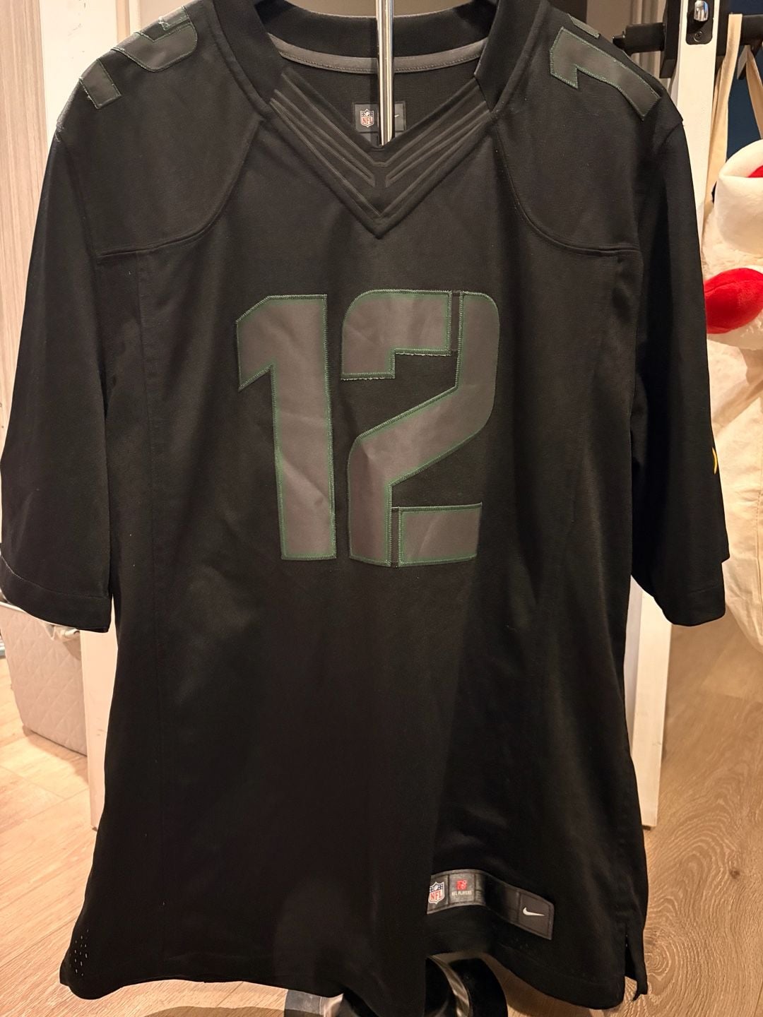 Nike Aaron Rodgers Green Bay Packers Jersey Size L Black Salute to Service 2