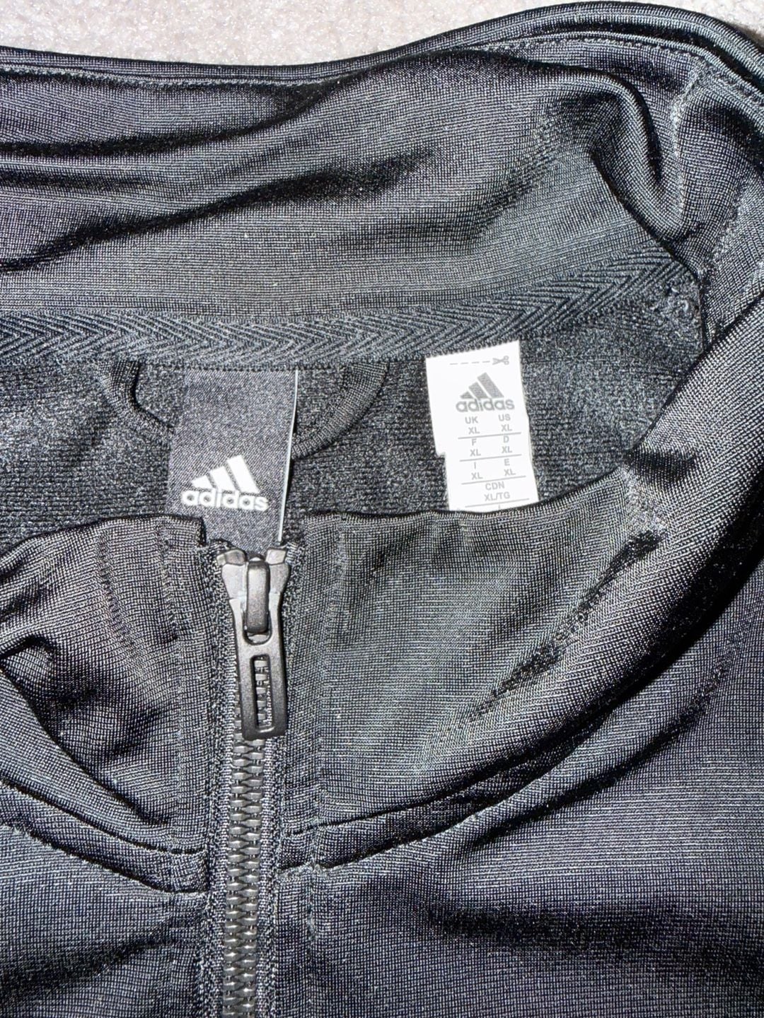 Adidas Essential Tricot Track Jacket Size XL Black 4