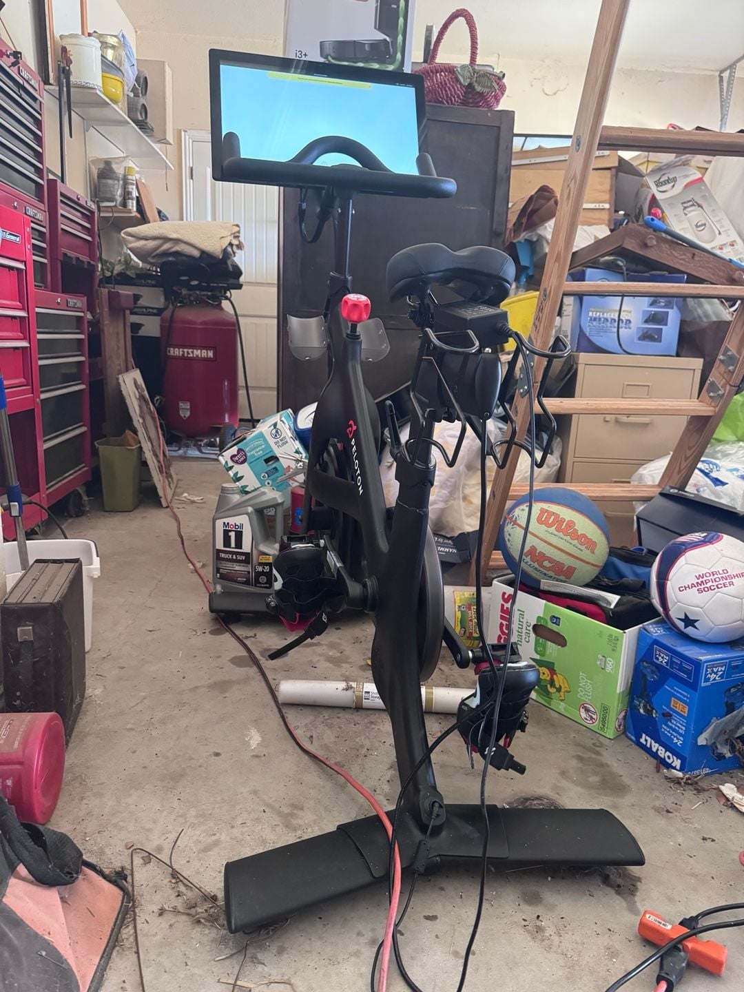 Peloton Bike Indoor Exercise Bike Black 8