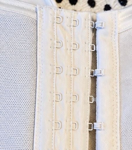 Felina Lingerie 38C White Strapless Longline Bra Bustier Bridal Wedding Corset 7