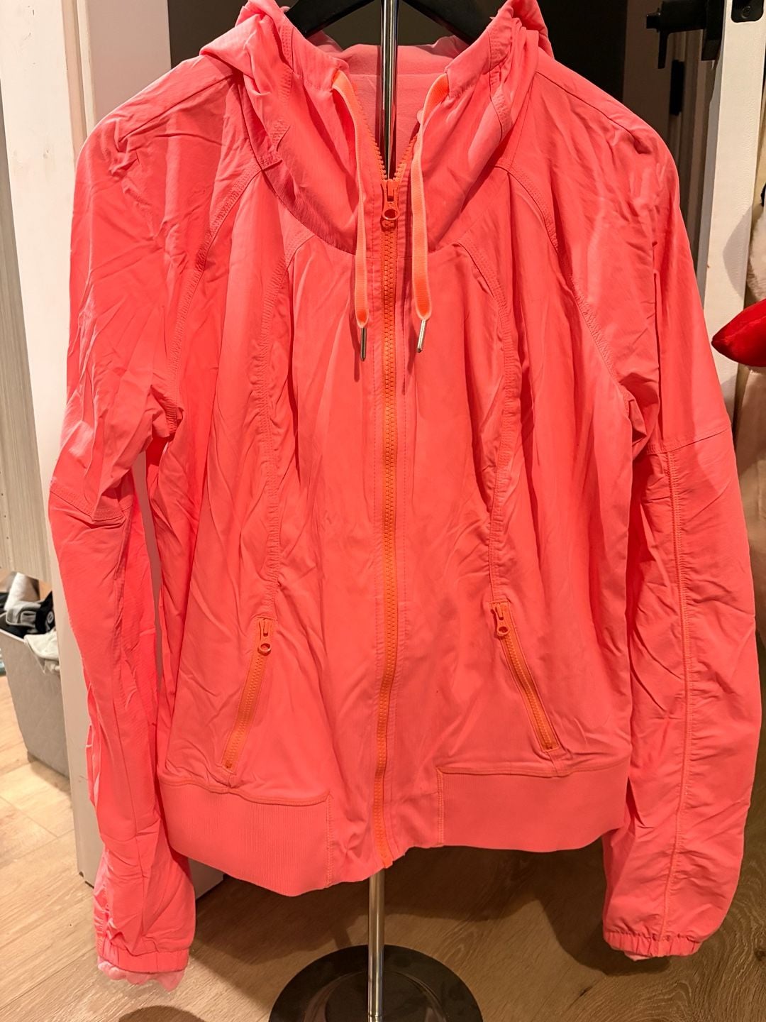 Lululemon Street to Studio Jacket Pink Coral Full Zip Hoodie 2