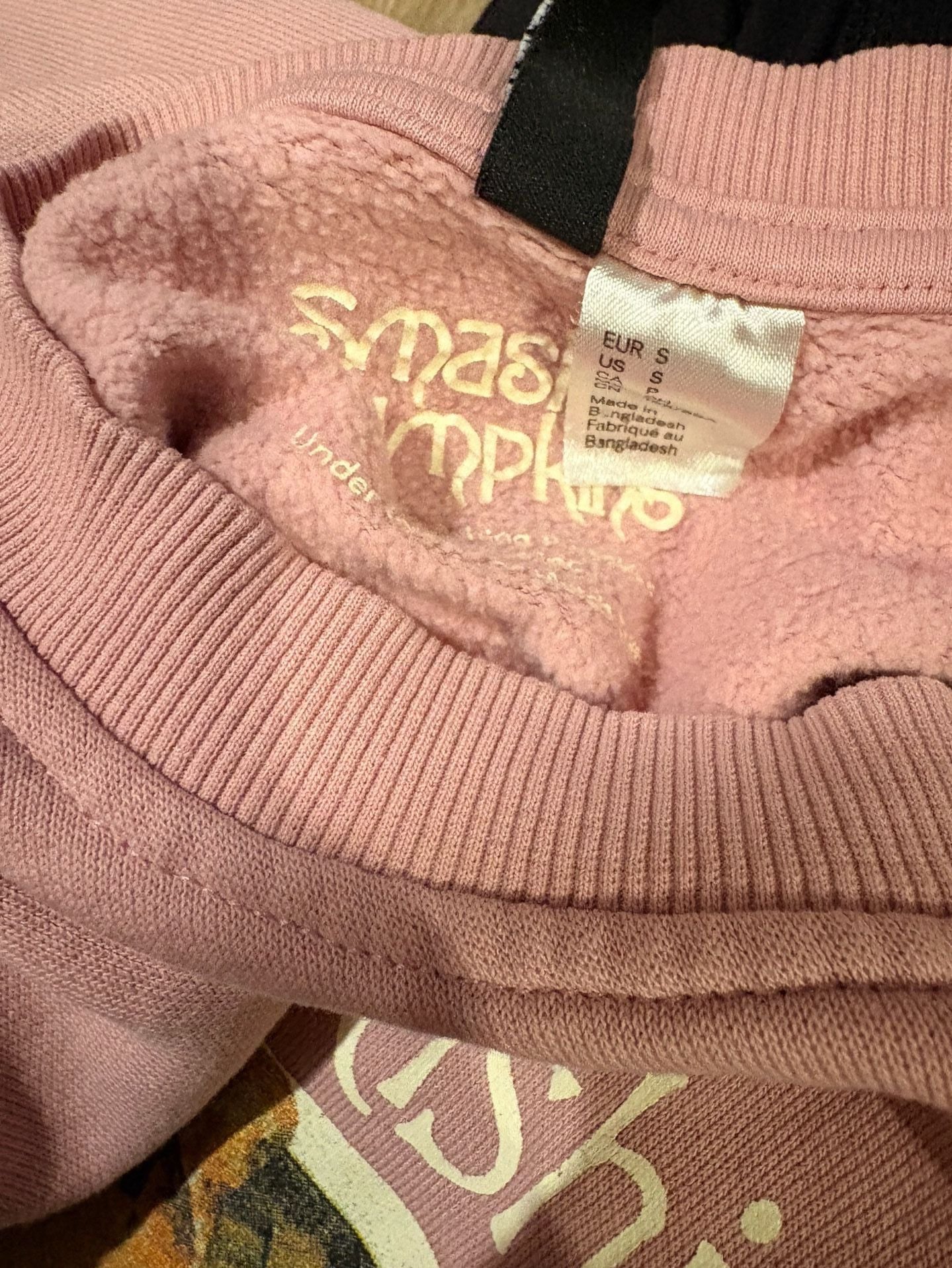 The Smashing Pumpkins Mellon Collie Sweatshirt Size S Pink Graphic Crewneck 4