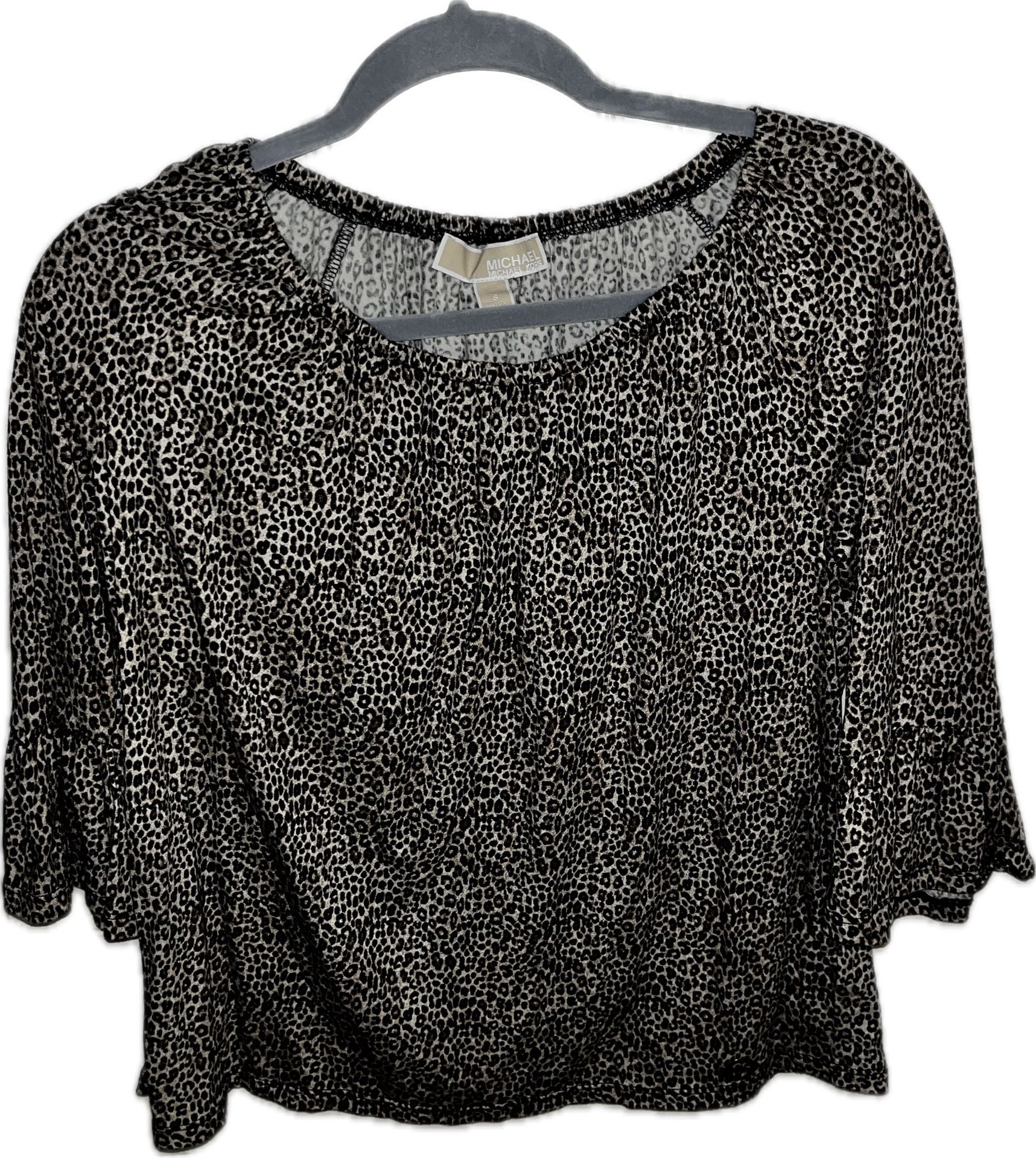 Michael Michael Kors Leopard Print Top Size S 2