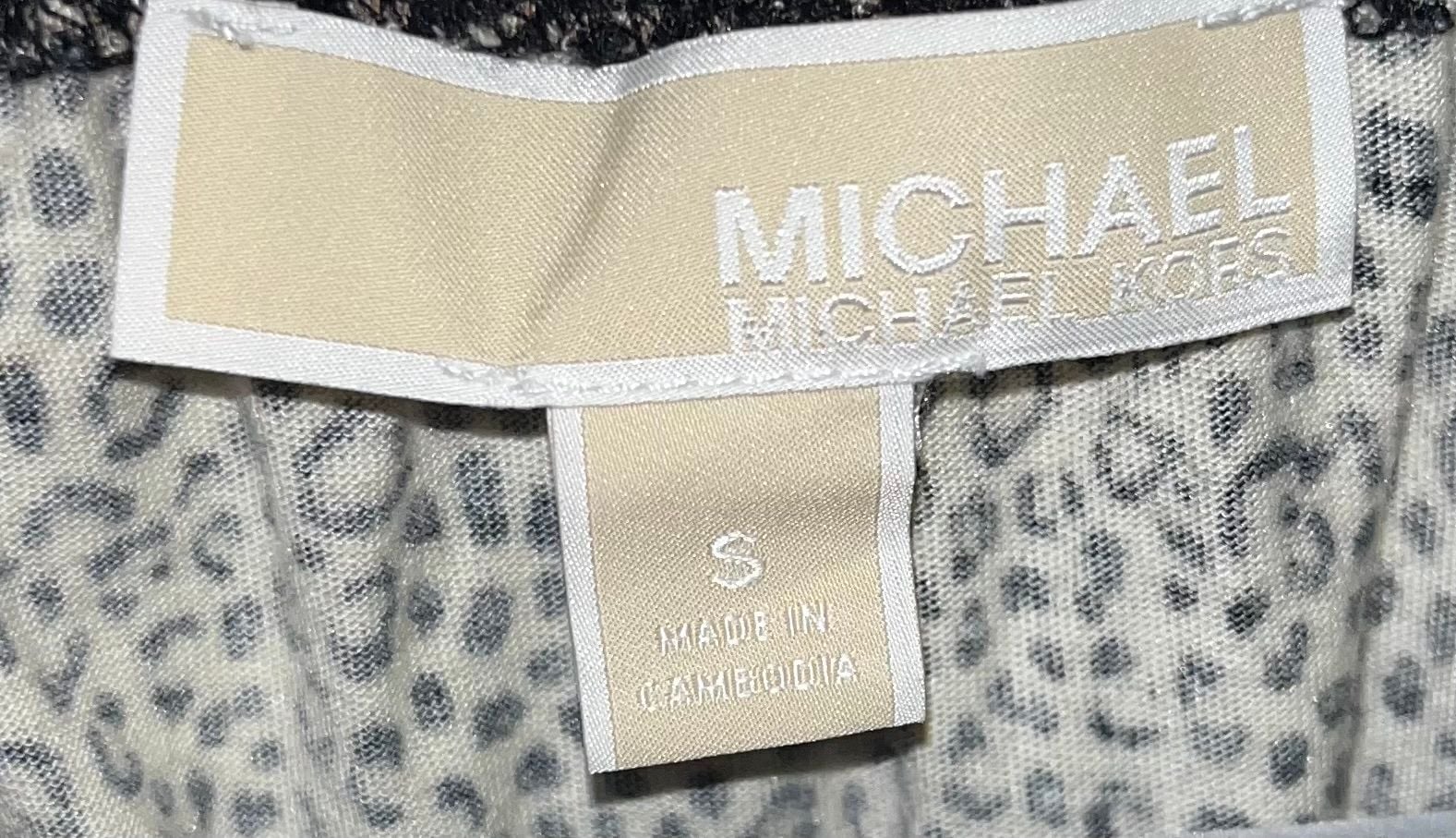 Michael Michael Kors Leopard Print Top Size S 4