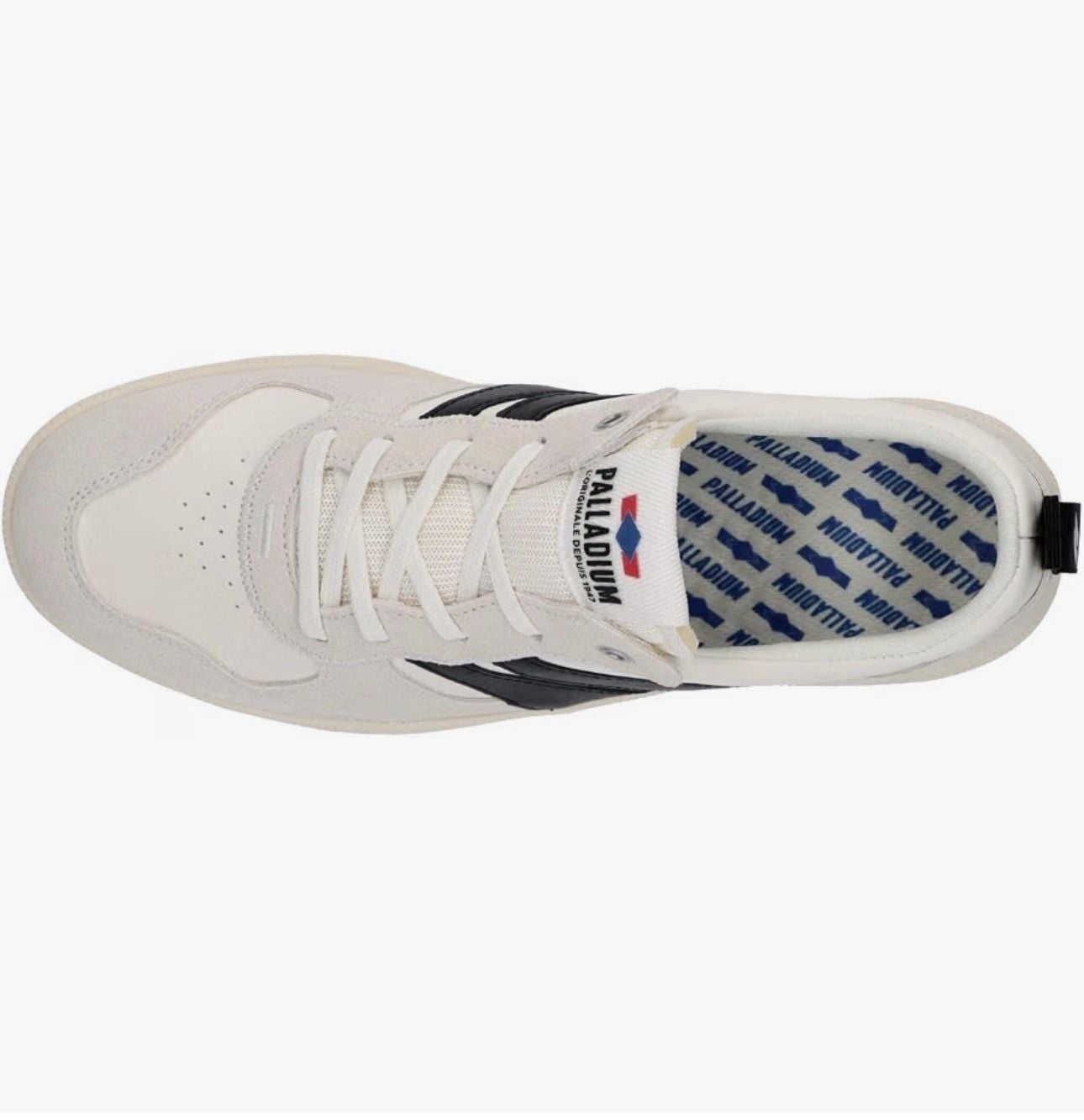 Palladium Pallacup Flame Lth SneakerUnisex, Cream White Black : : Fashion 2