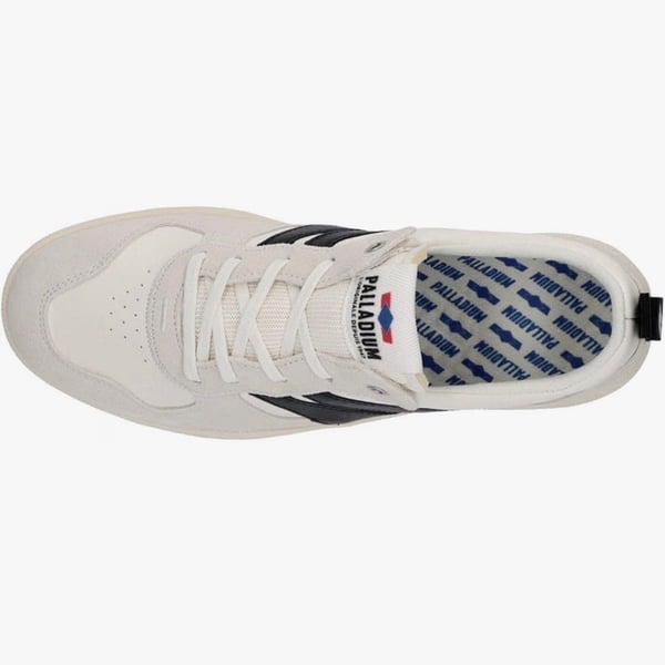Palladium Pallacup Flame Lth SneakerUnisex, Cream White Black : : Fashion