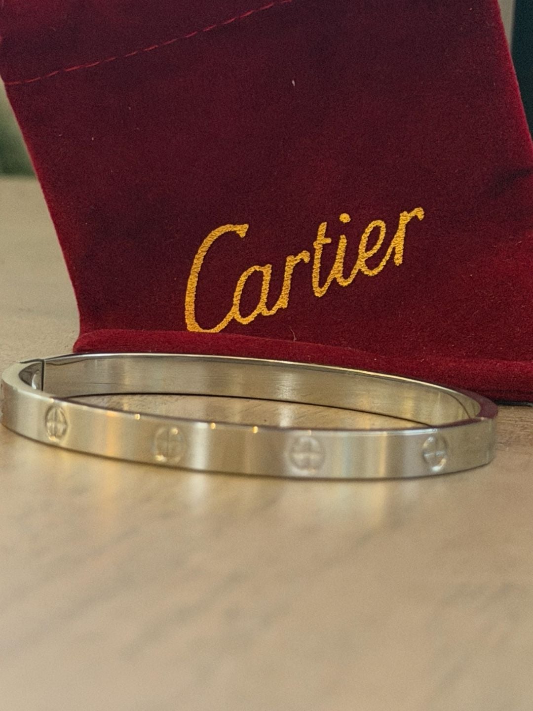 Cartier styled love bracelet. 2