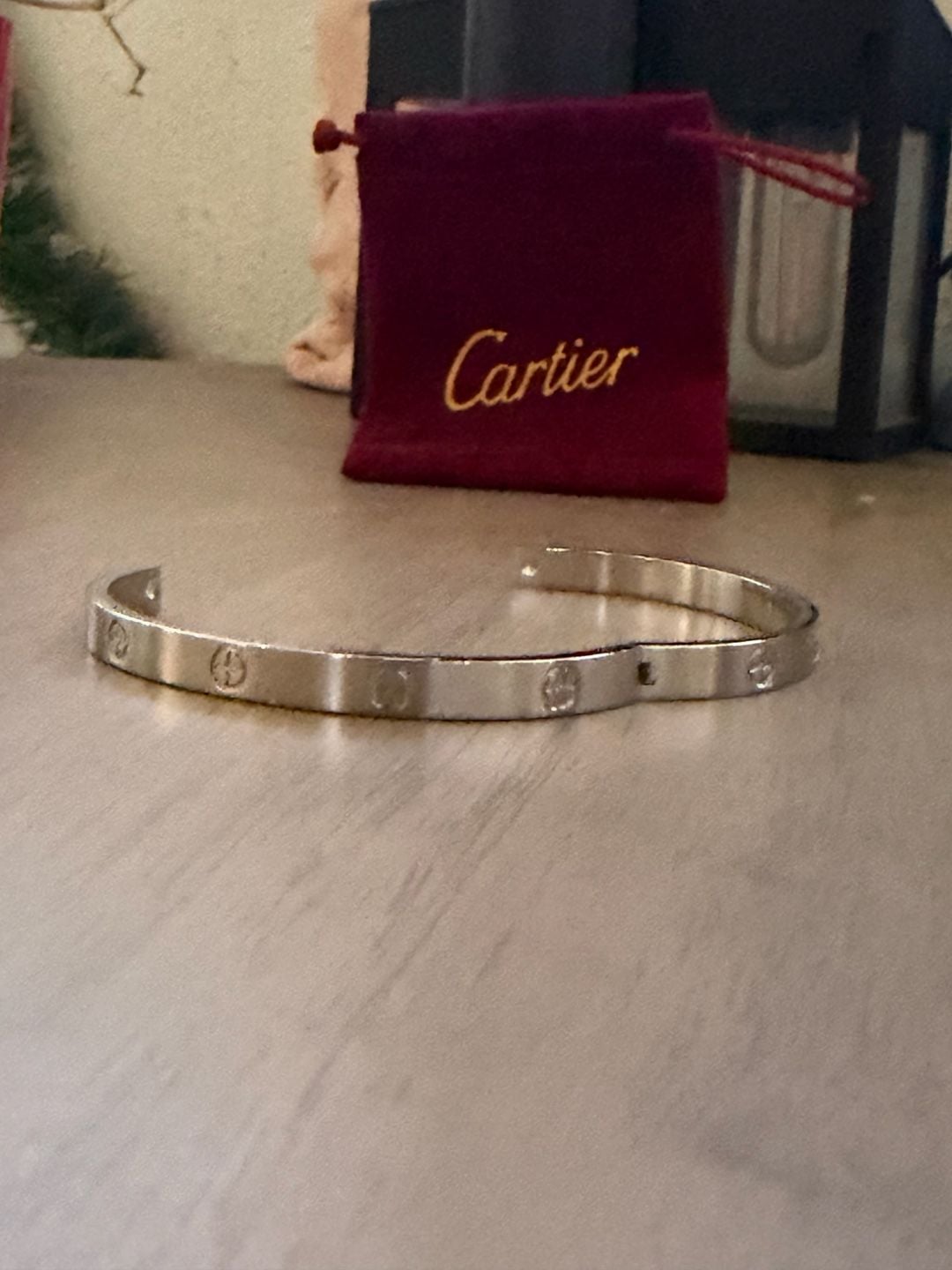 Cartier styled love bracelet. 3