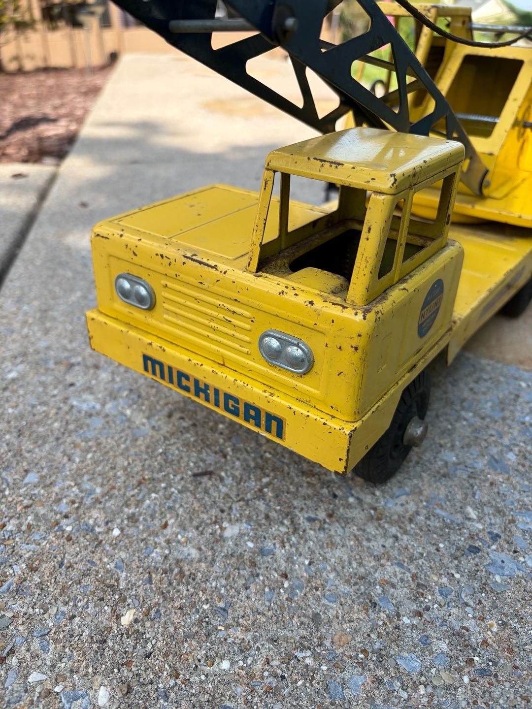 Nylint Michigan Model T-24 Crane Truck Vintage Toy 12