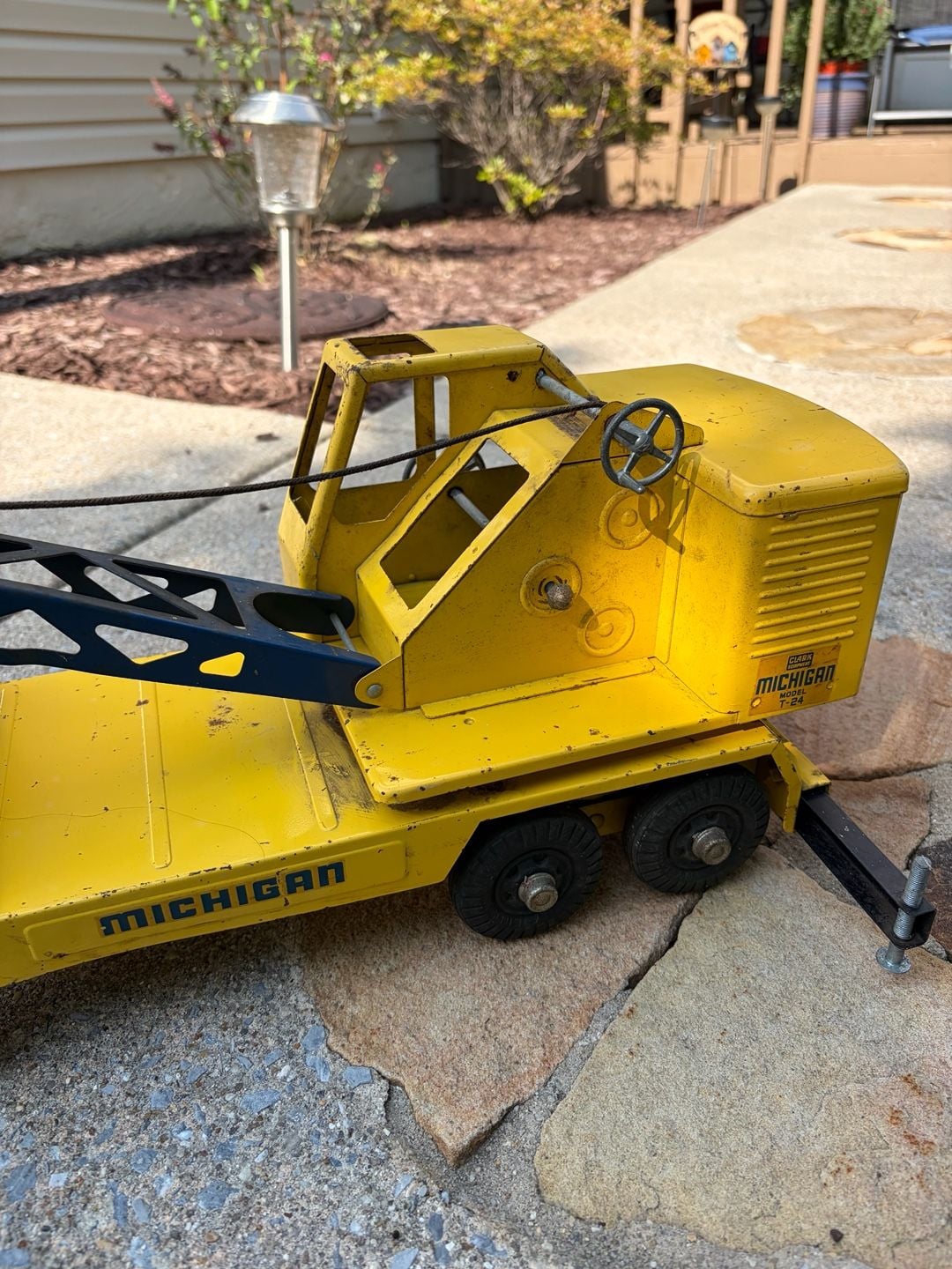 Nylint Michigan Model T-24 Crane Truck Vintage Toy 13