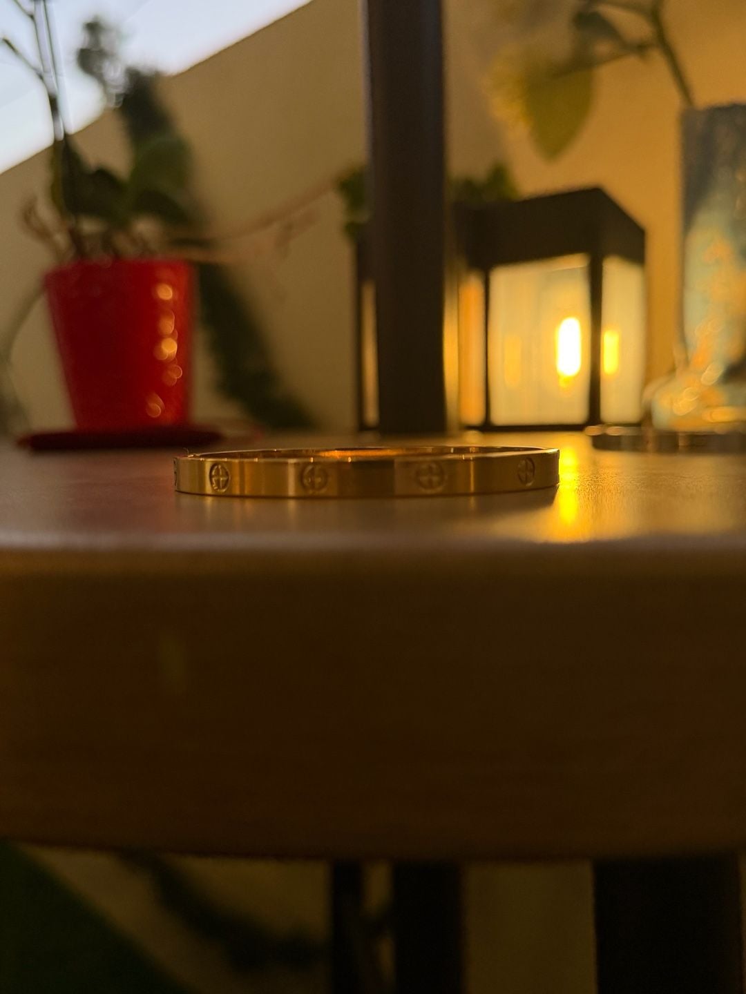Gold Cartier Styled Designer Bracelet
3