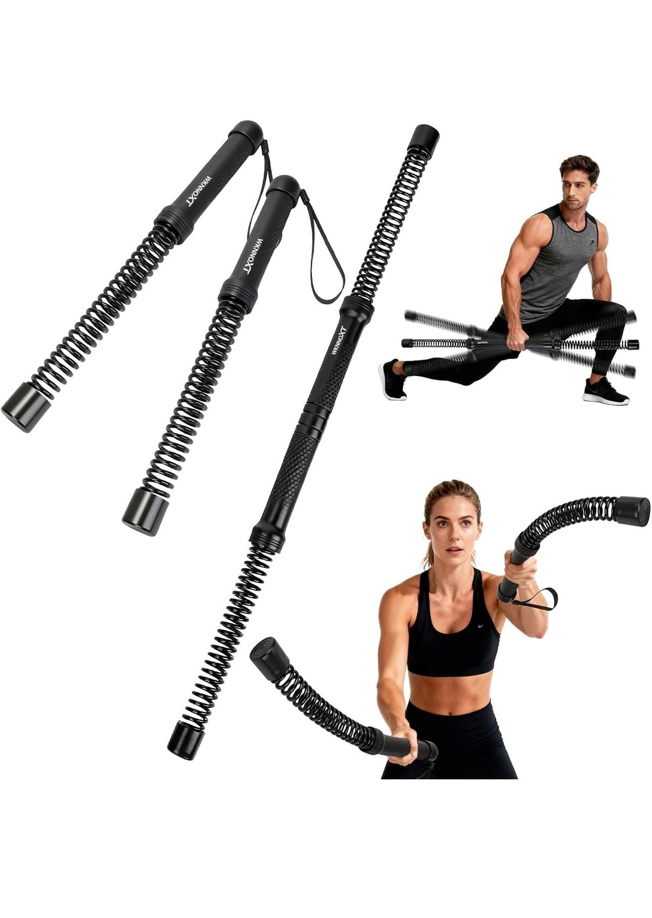 Adjustable Ropeless Battle Ropes for Men & Women,Space Saving Home Gym Equipment for Full Body Workout & Fat Burning (pink) : : Sports & Outdoors 1